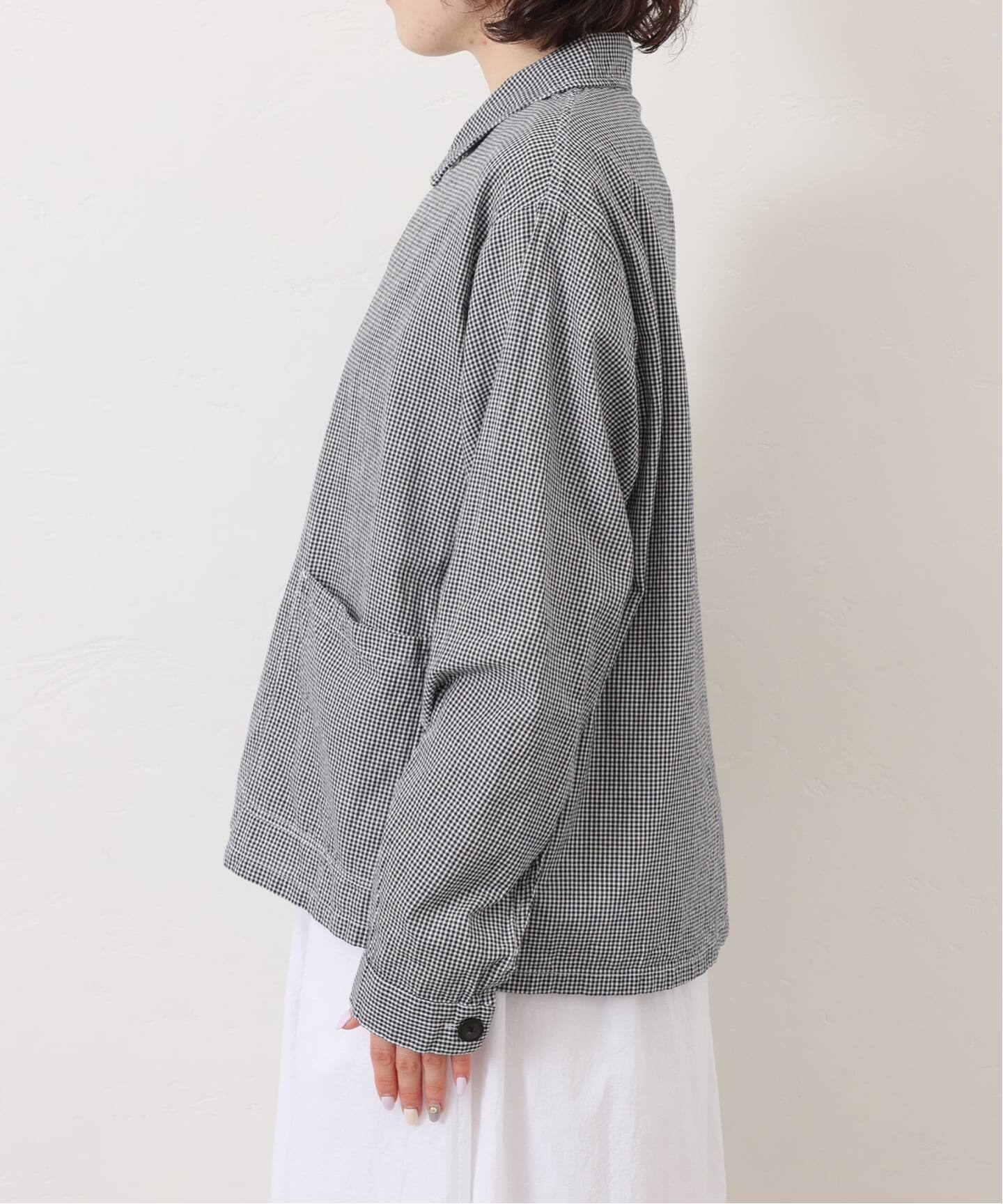 ARMEN】 SEERSUCKER GINGHAM WORK JACKET（その他ジャケット・スーツ
