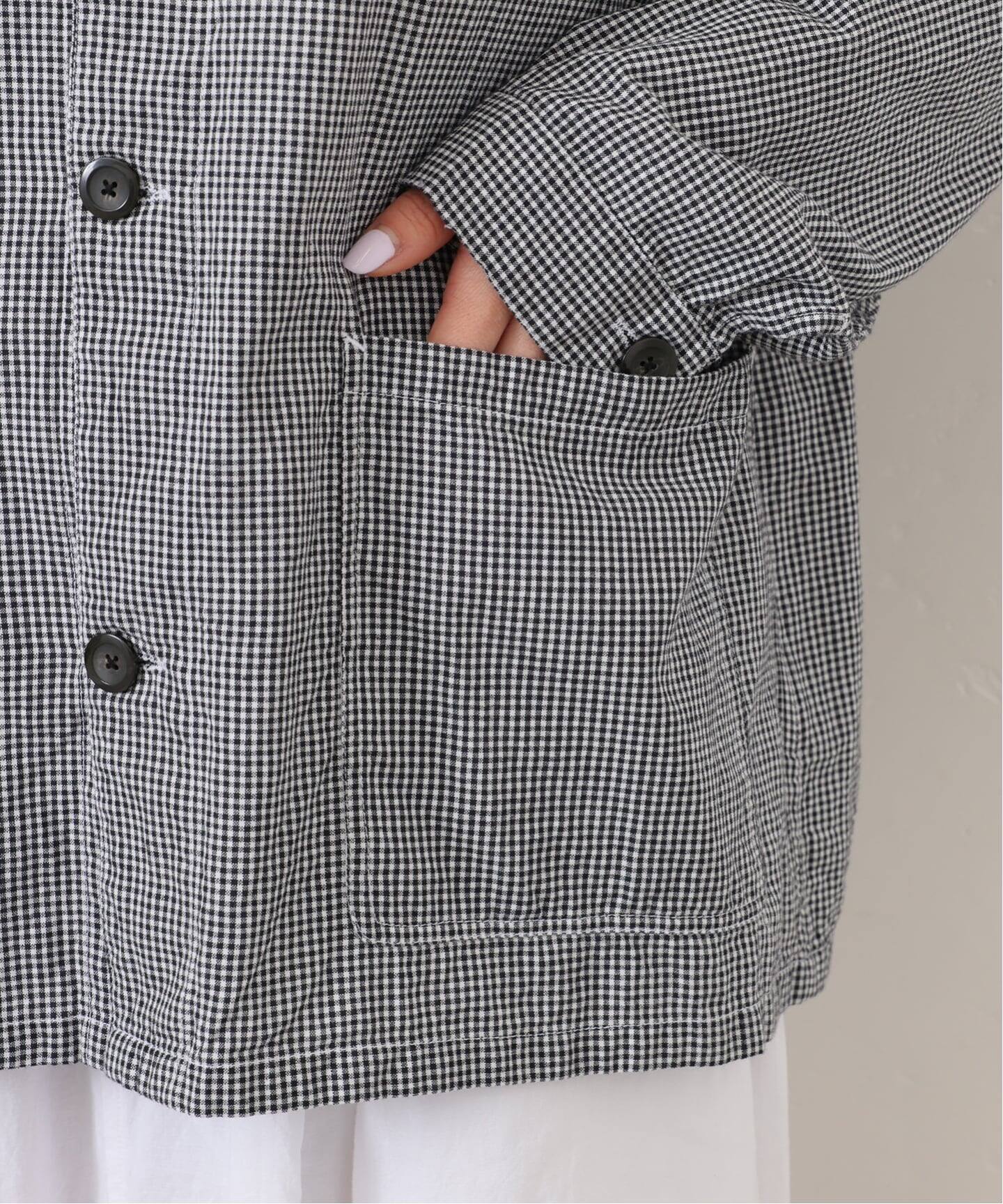 ARMEN】 SEERSUCKER GINGHAM WORK JACKET（その他ジャケット・スーツ