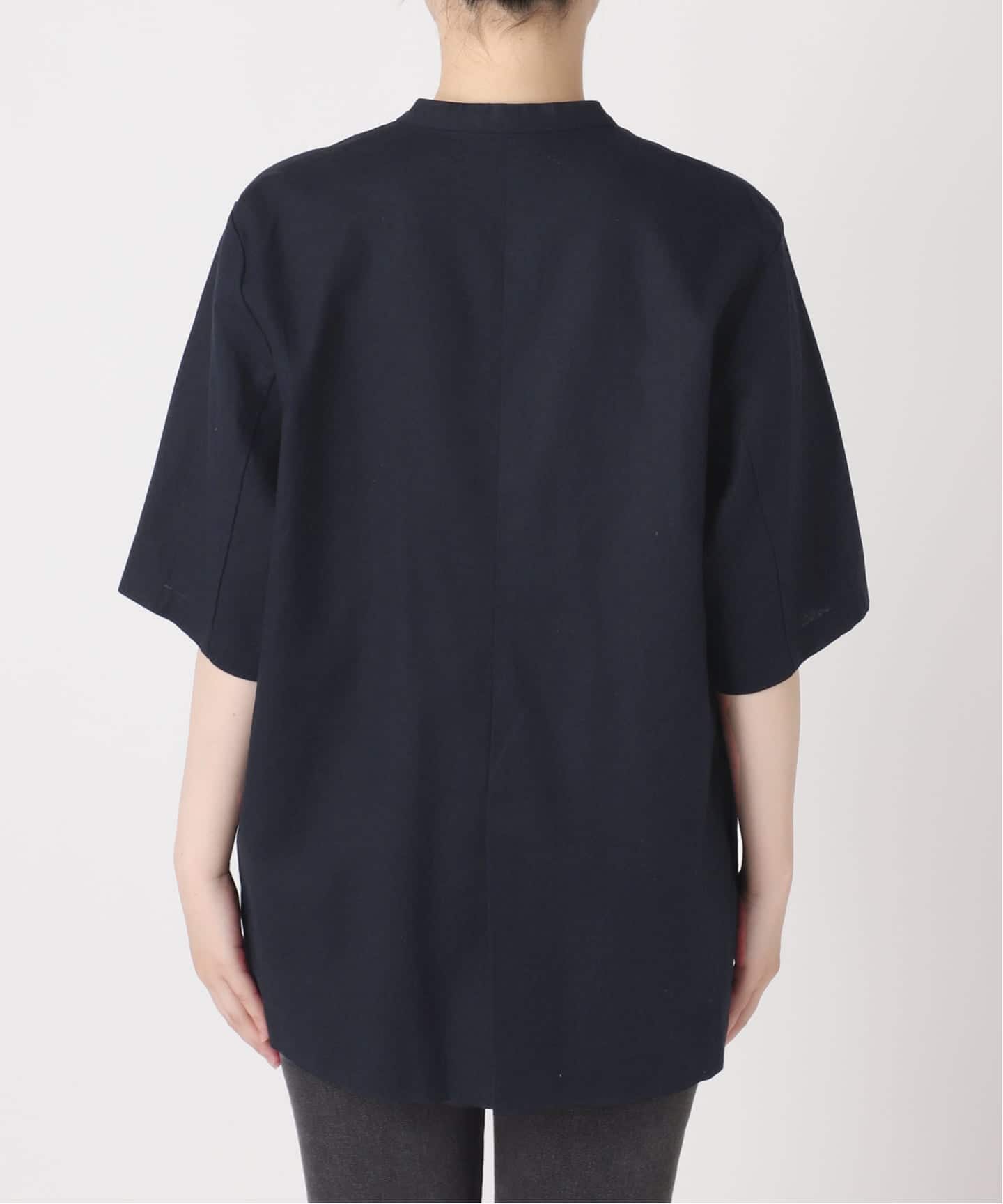 手洗い可］リネンコットンハーフスリーブジャケット（その他ジャケット