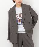 《予約》［26SS新作 / 防シワ］メランジドビーダブルジャケット