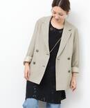 《予約》［26SS新作 / 防シワ］メランジドビーダブルジャケット