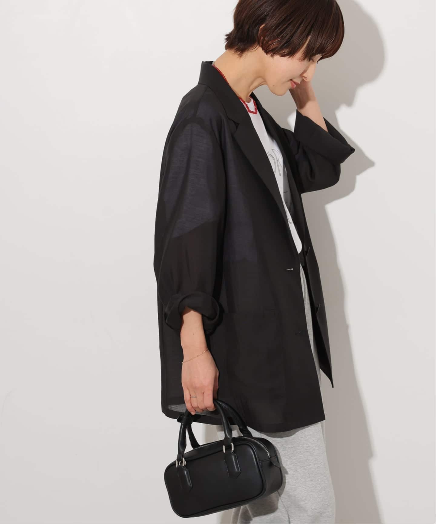 追加予約》シングルシアージャケット（テーラードジャケット