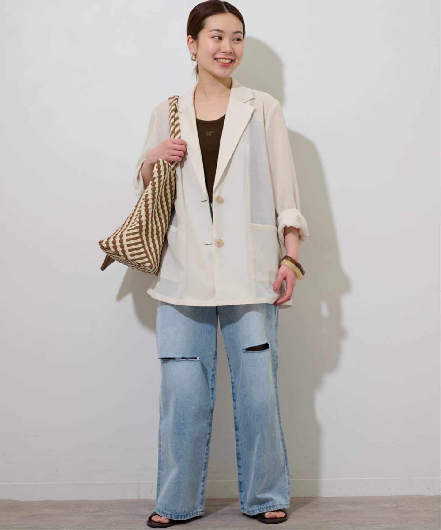 追加予約》シングルシアージャケット（テーラードジャケット