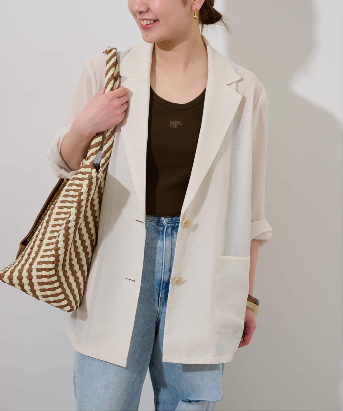 追加予約》シングルシアージャケット（テーラードジャケット