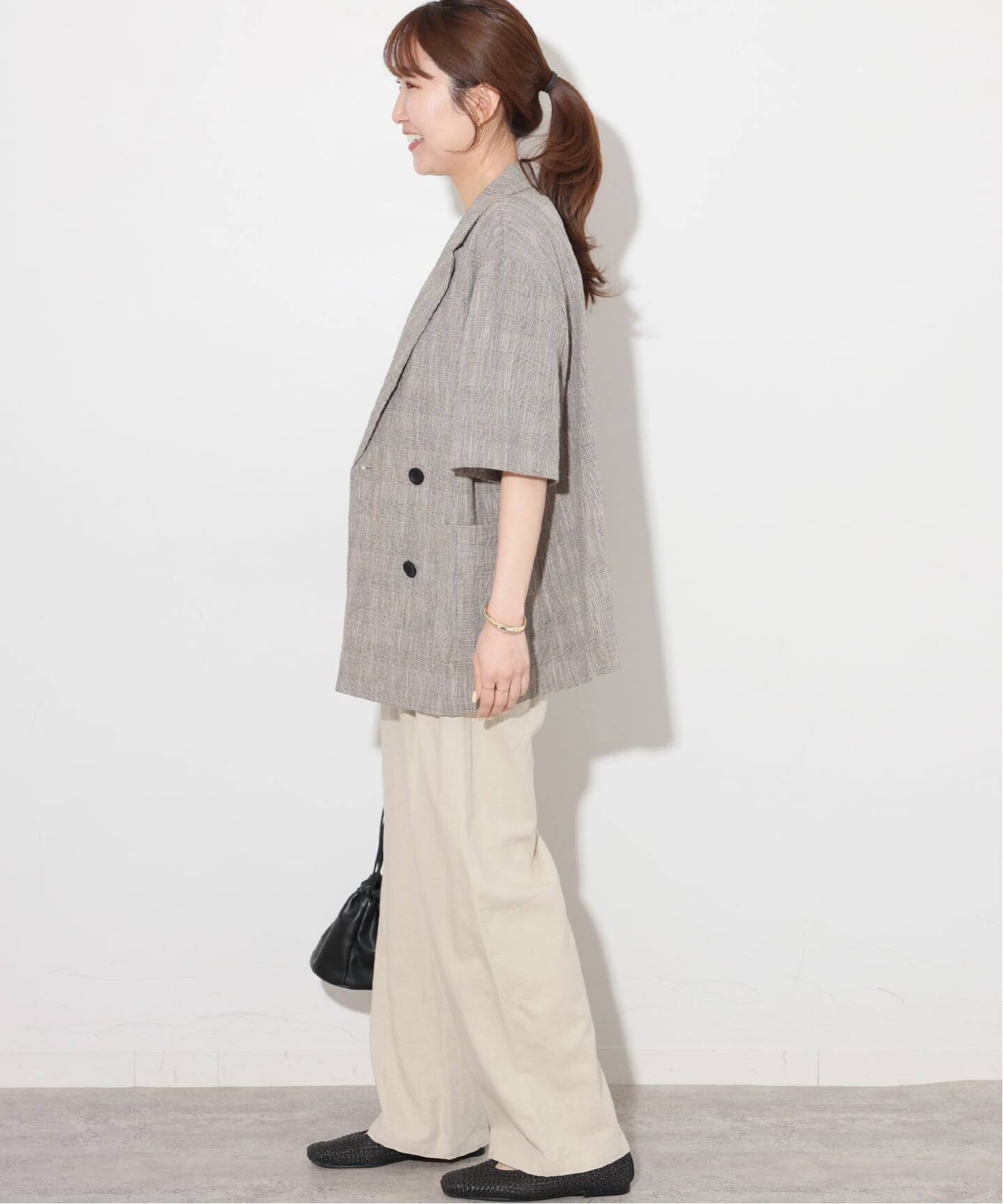 journal standard relume ハーフスリーブジャケット⭐︎美品 スラブハーフスリーブジャケット（テーラードジャケット）｜JOURNAL
