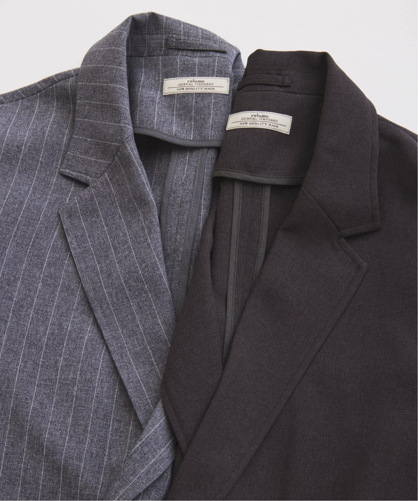 メランジ ドライダブルブレスト ジャケット（テーラードジャケット