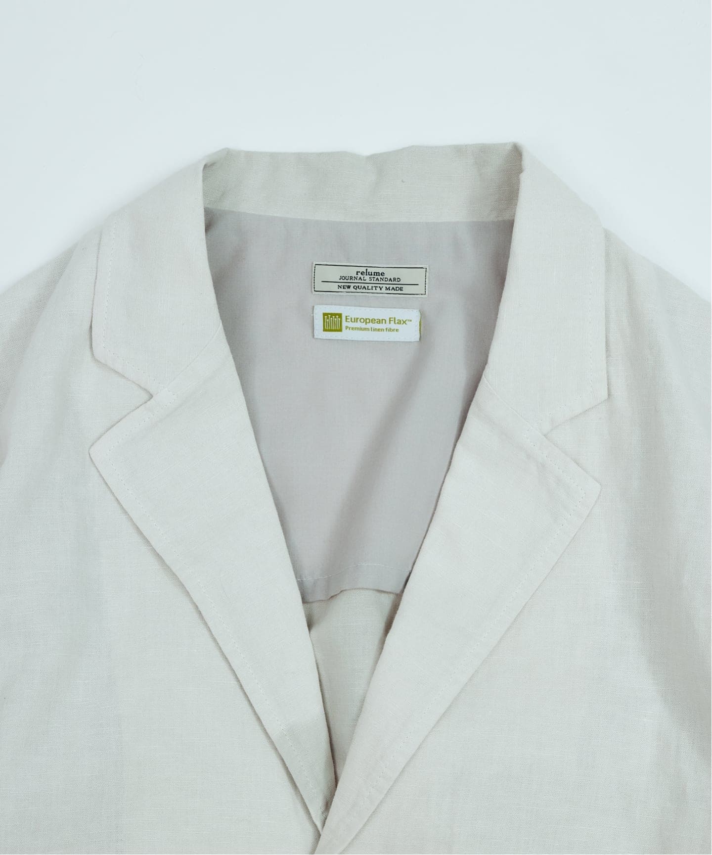 European Flax / ヨーロピアンフラックス ガーメントダイ 2Bジャケット