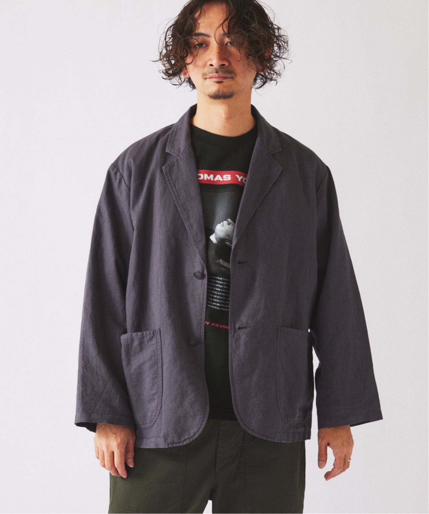 European Flax / ヨーロピアンフラックス ガーメントダイ 2Bジャケット