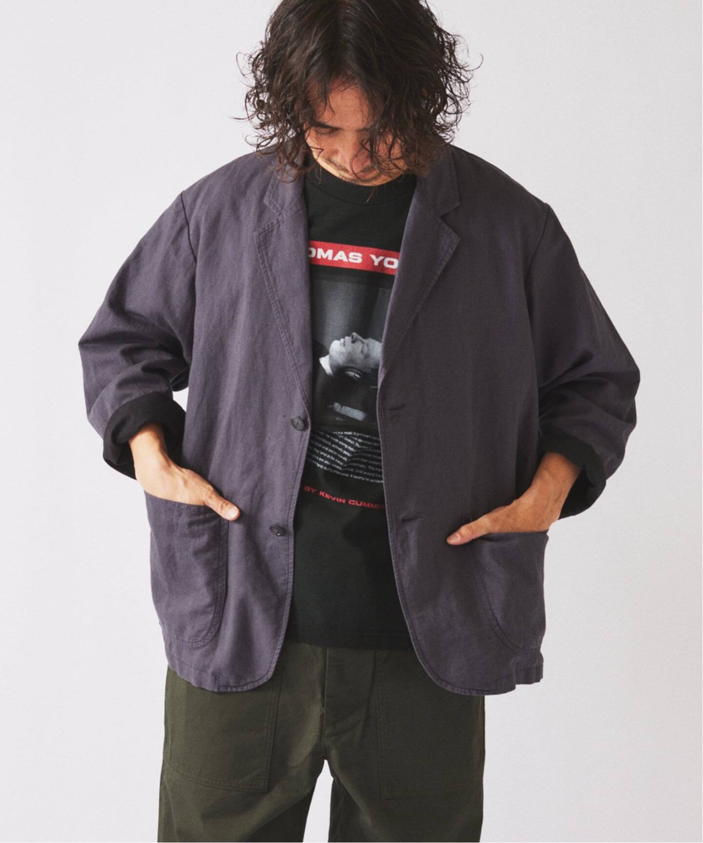 European Flax / ヨーロピアンフラックス ガーメントダイ 2Bジャケット