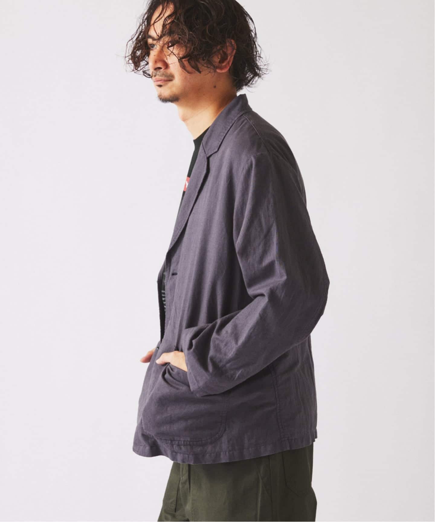 European Flax / ヨーロピアンフラックス ガーメントダイ 2Bジャケット