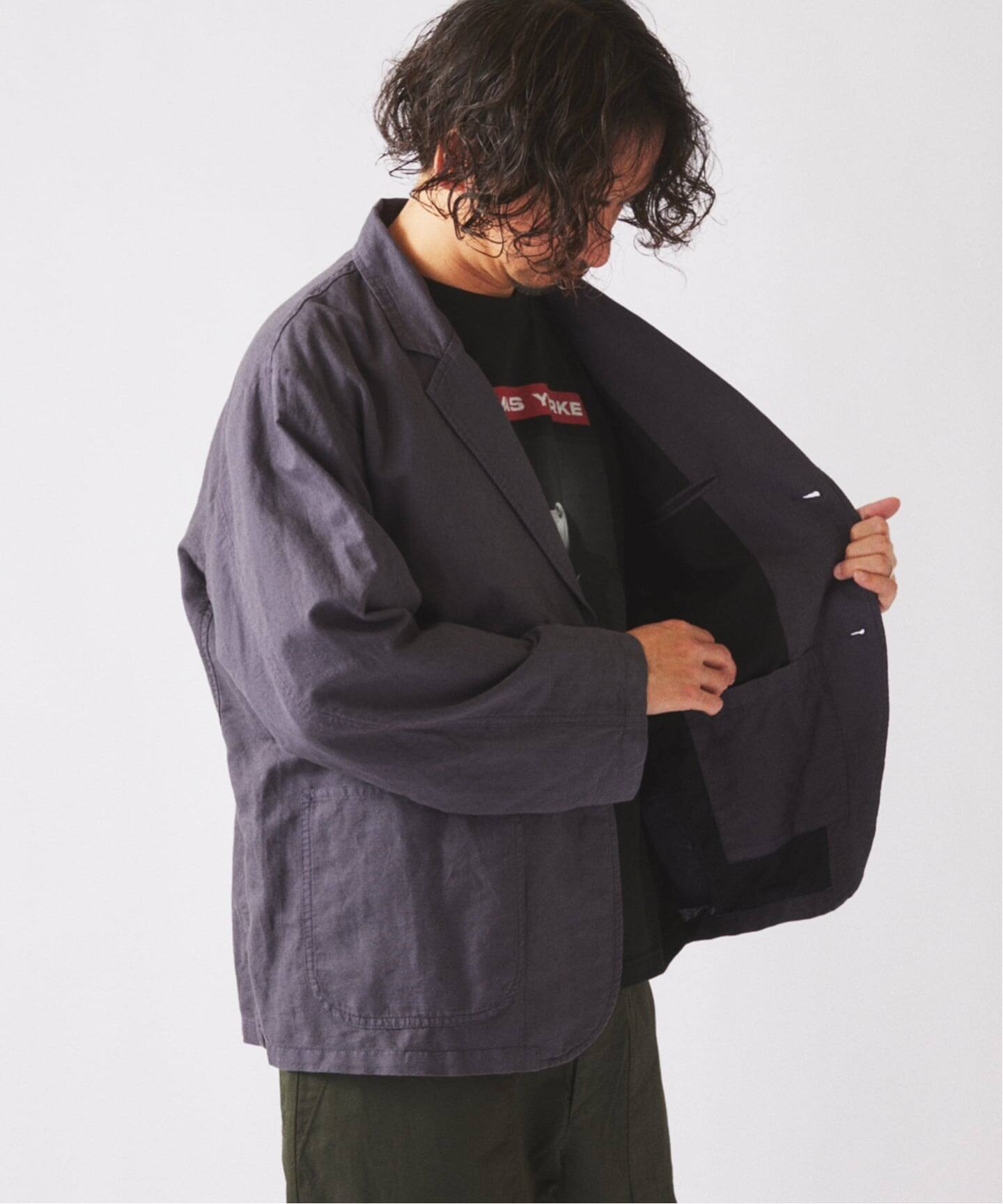 European Flax / ヨーロピアンフラックス ガーメントダイ 2Bジャケット