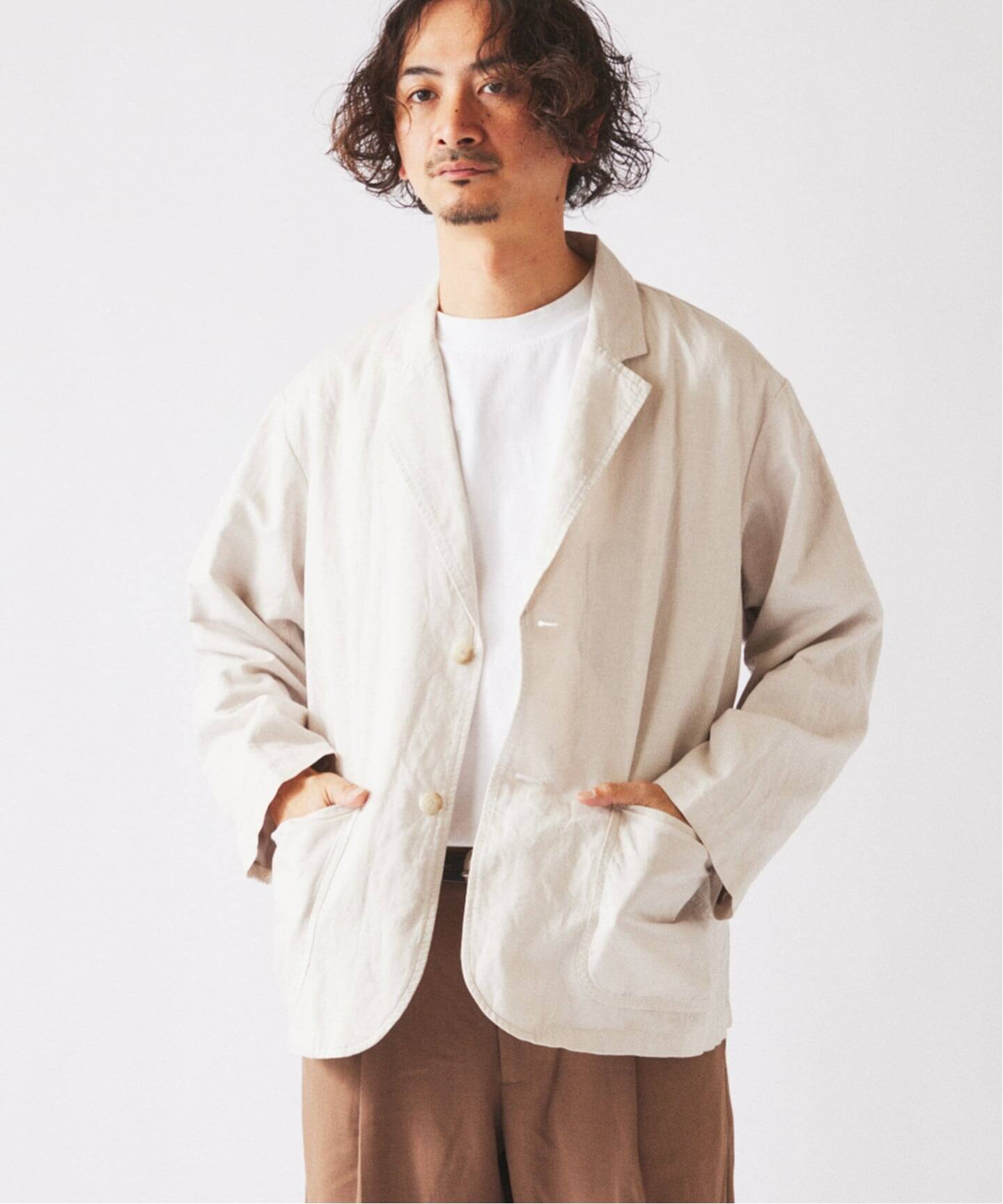 European Flax / ヨーロピアンフラックス ガーメントダイ 2Bジャケット
