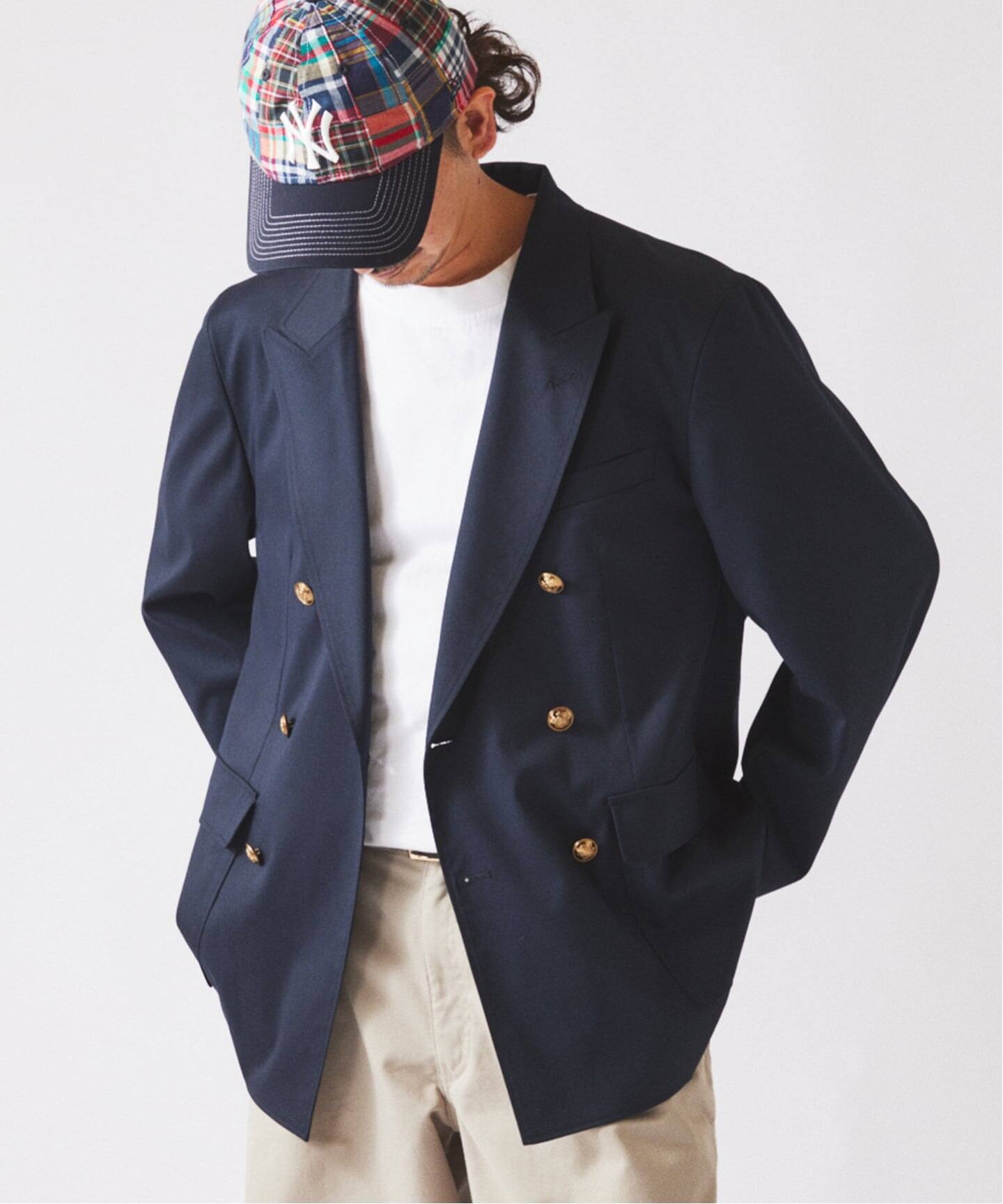 予約》TRツイル ネイビー ブレザー（テーラードジャケット）｜JOURNAL