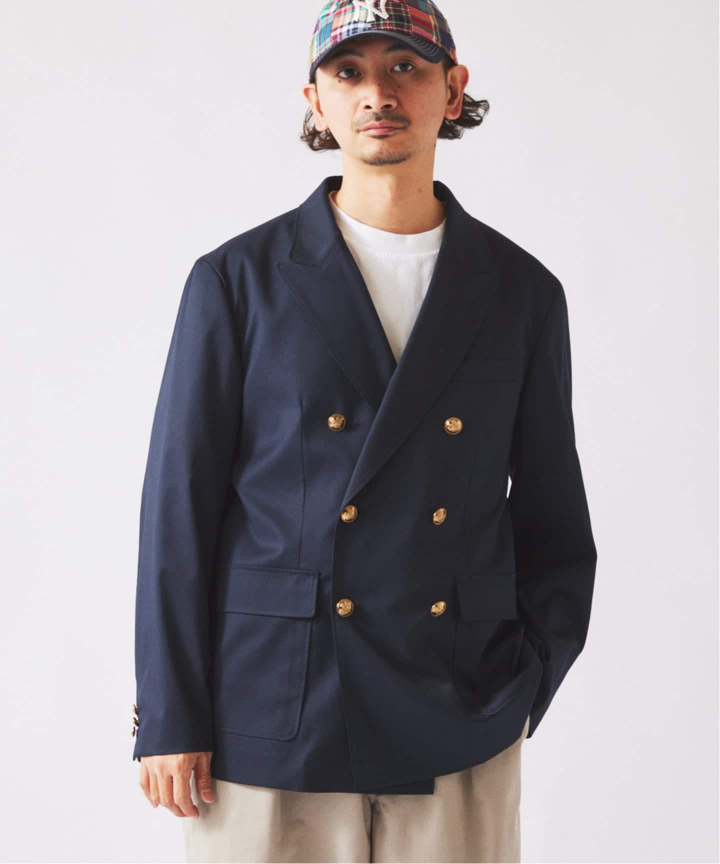 予約》TRツイル ネイビー ブレザー（テーラードジャケット）｜JOURNAL