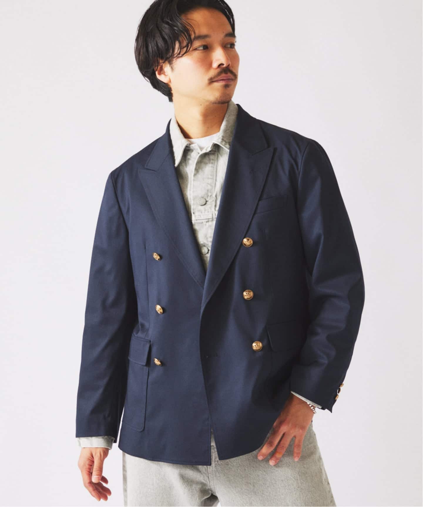 journal standard relume テーラードジャケットネイビー JOURNAL STANDARD relume（ジャーナルスタンダード レリューム
