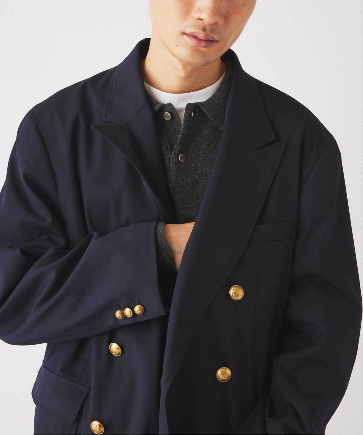 JOURNAL STANDARD relumeネイビー ダブルブレストジャケット 追加予約2