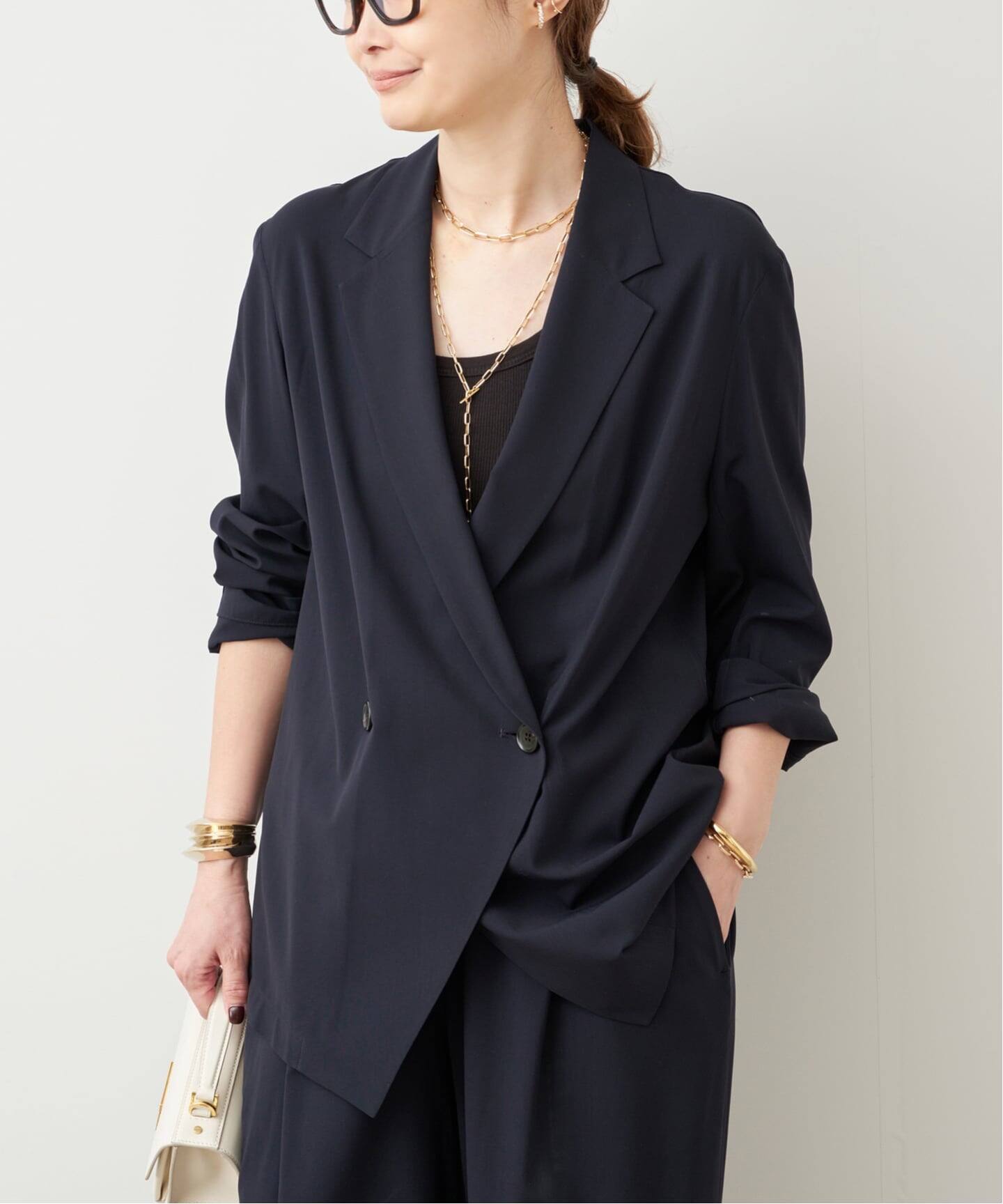 Deuxieme Classe　SPWOOL シャツジャケット＆パンツ SPWOOL シャツジャケット（テーラードジャケット）｜Deuxieme Classe