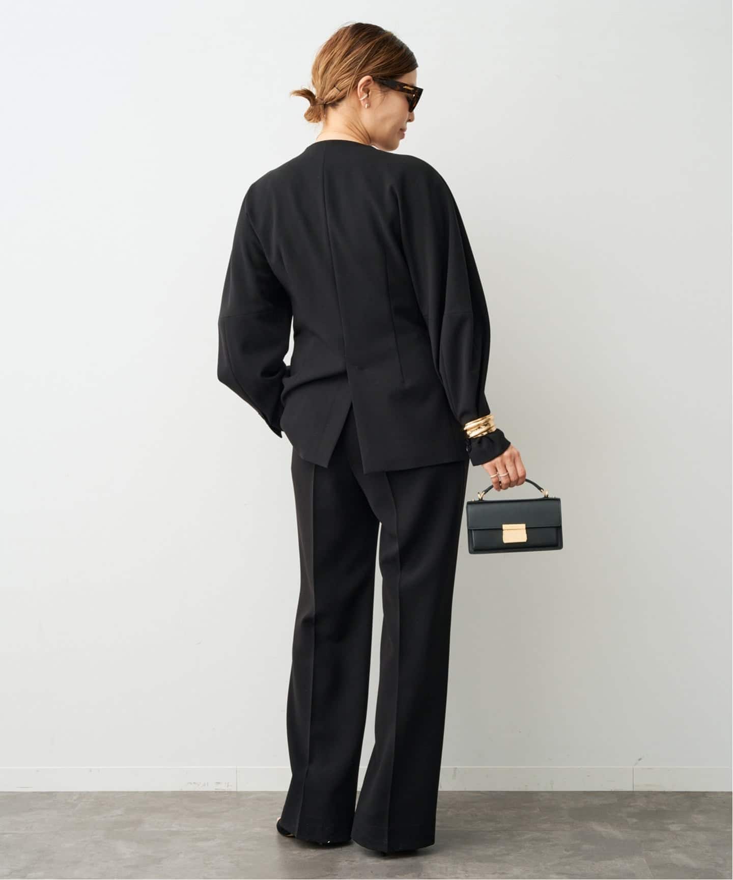 CELERI ノーカラー ジャケット（ノーカラージャケット）｜Deuxieme