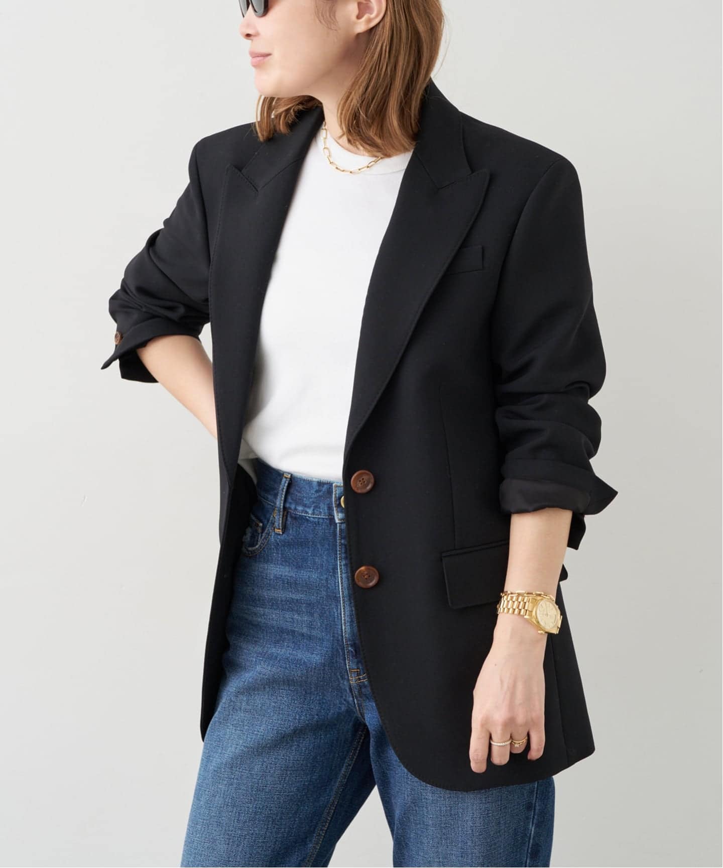 VIVIAN BLACK ジャケット（テーラードジャケット）｜Deuxieme Classe
