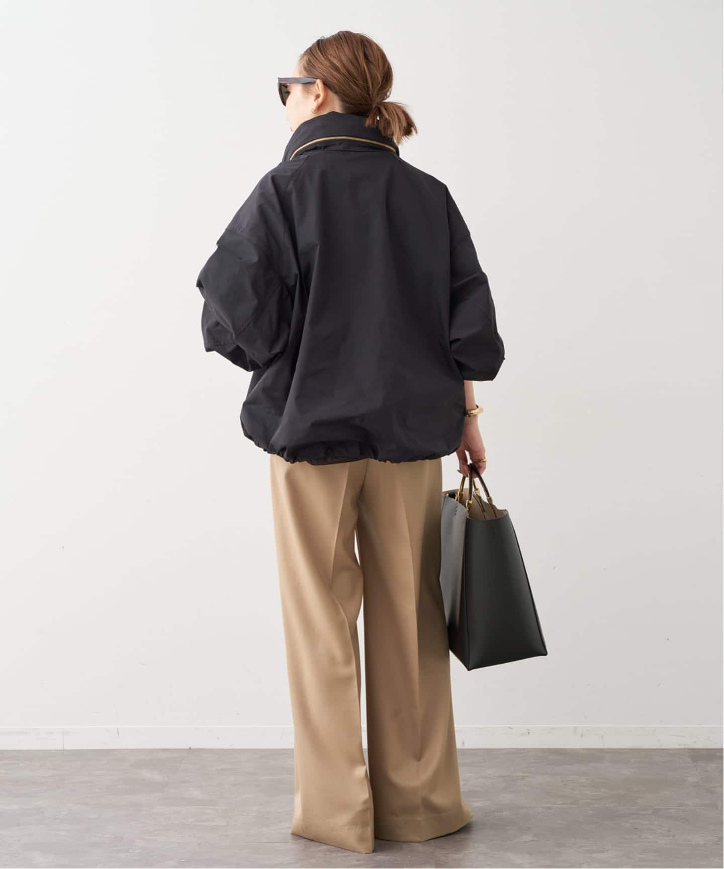 WASHED STAND ジップ ブルゾン（その他ブルゾン／アウター）｜Deuxieme