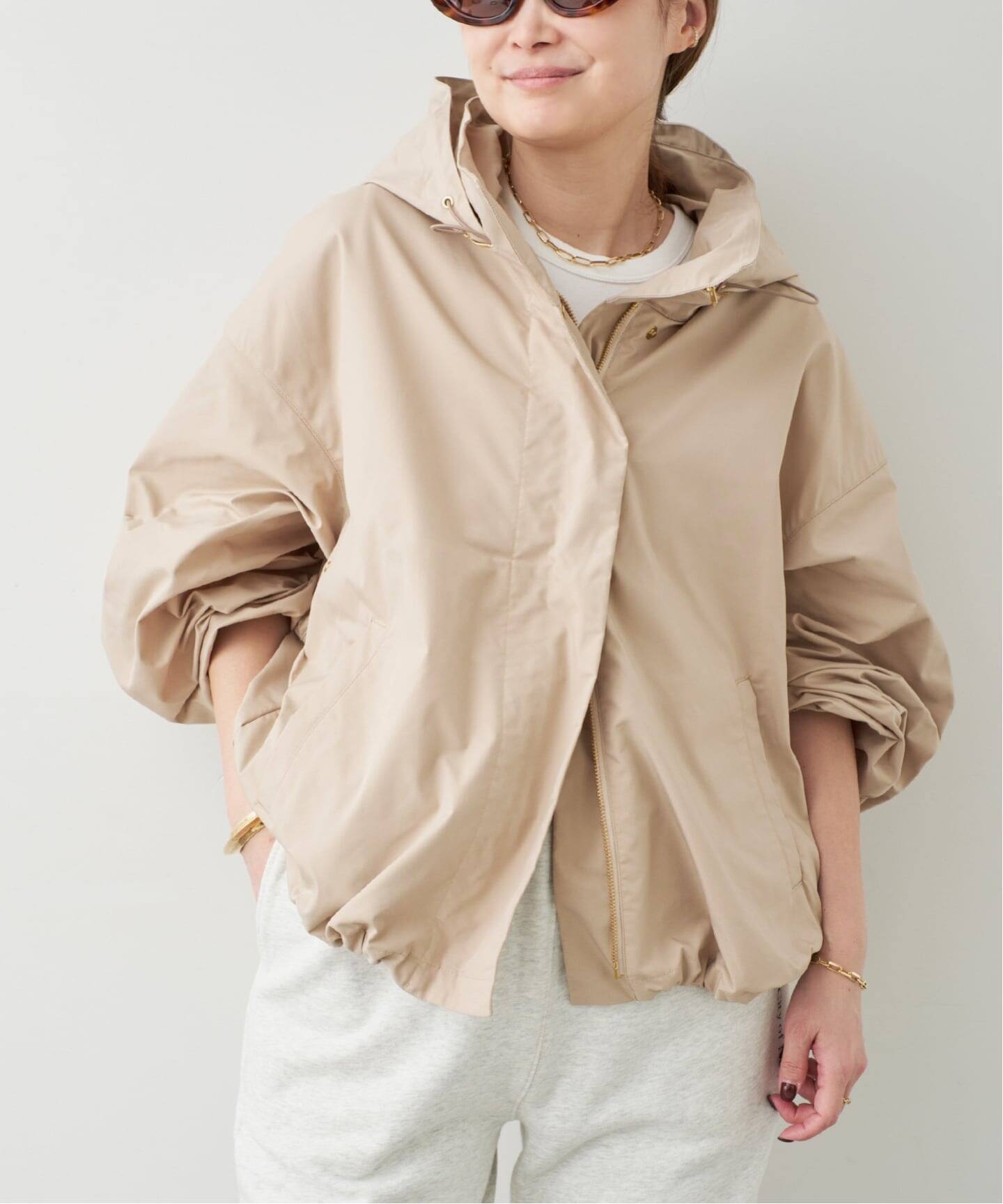 WASHED STAND ジップ ブルゾン（その他ブルゾン／アウター）｜Deuxieme