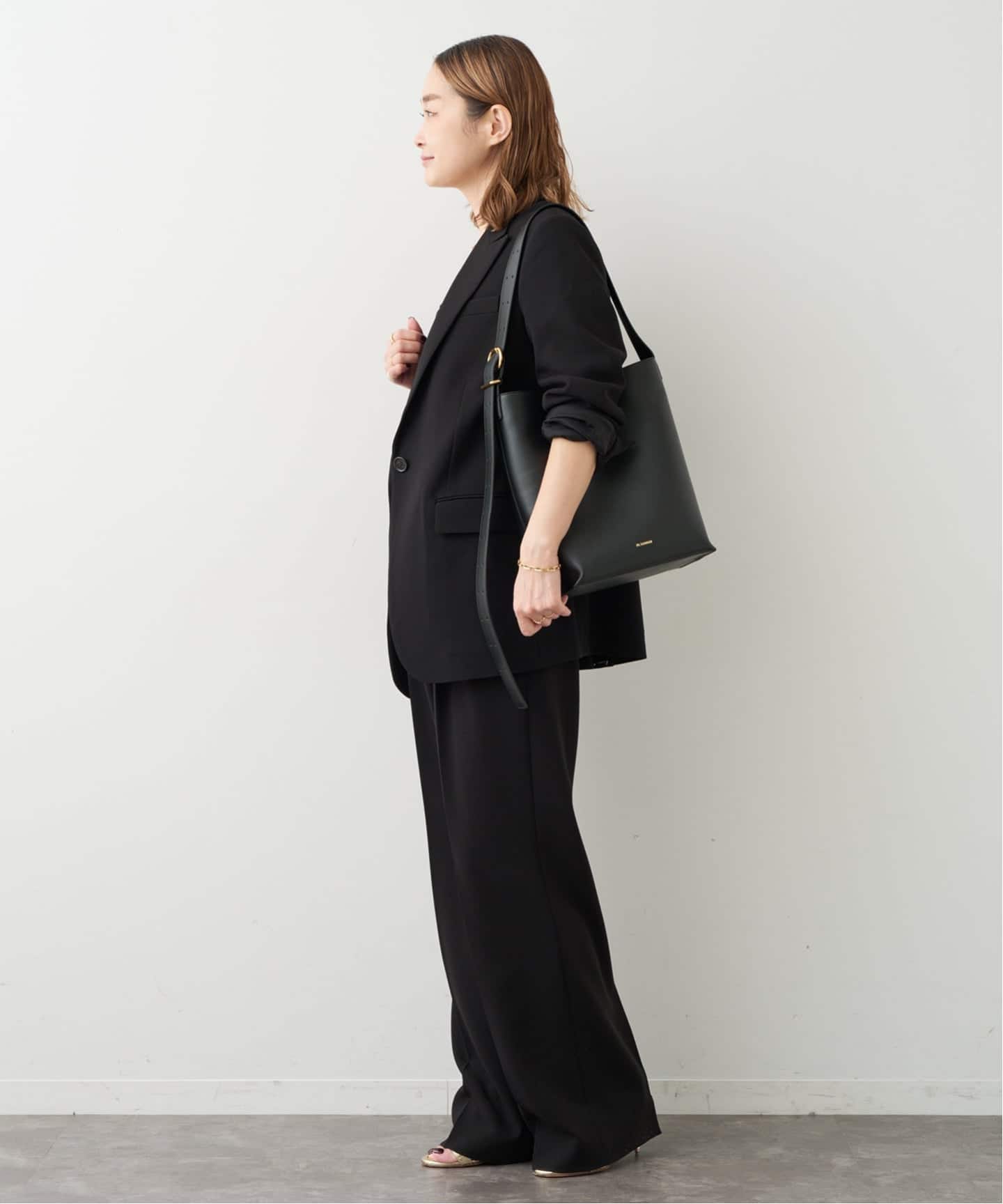 予約》トリアセジョーゼット ジャケット（テーラードジャケット