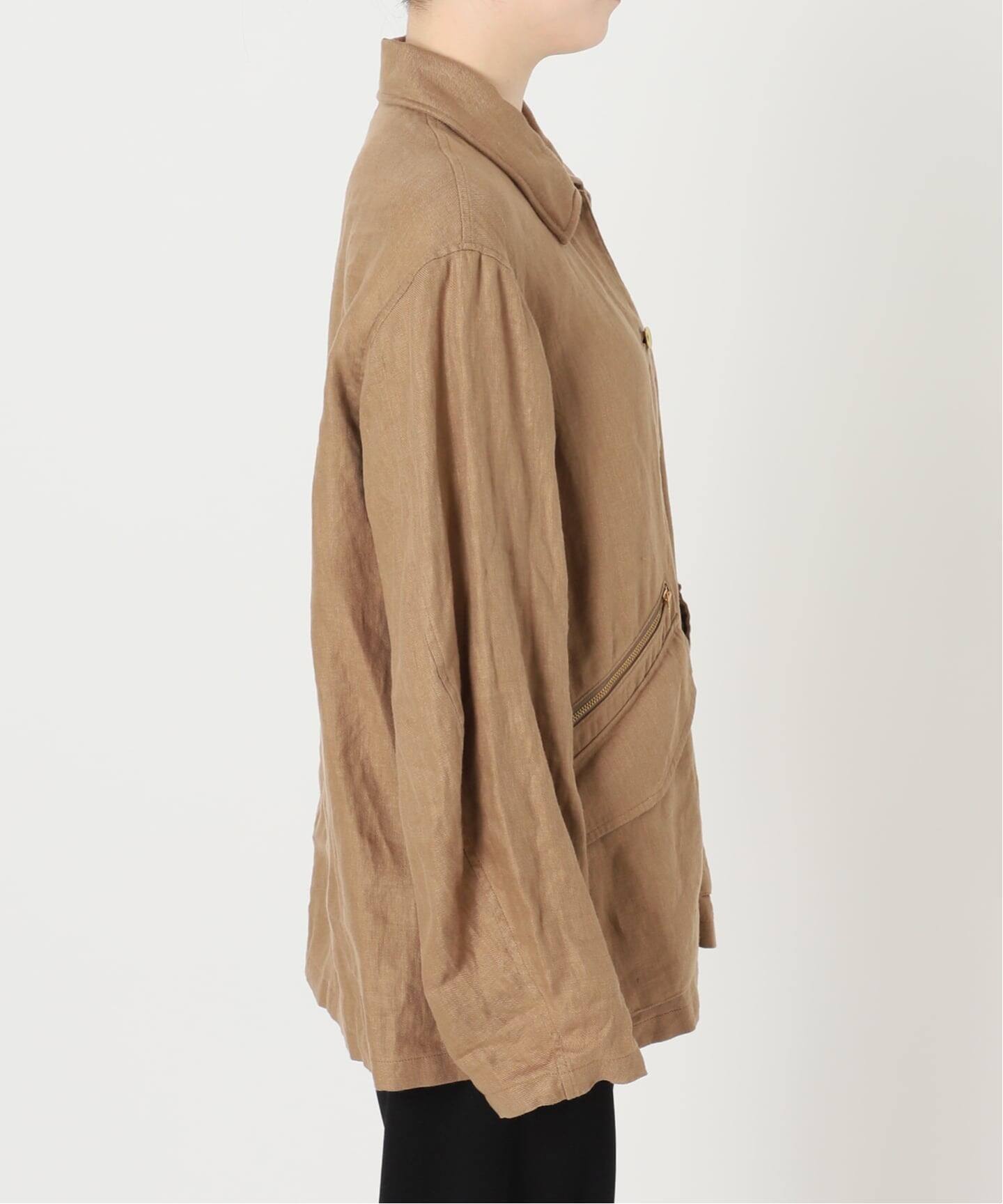 Deuxieme Classe コットンプルオーバー シャツ ベージュ DEUXIEME CLASSE - Deuxieme Classe コットン プルオーバーシャツ 未