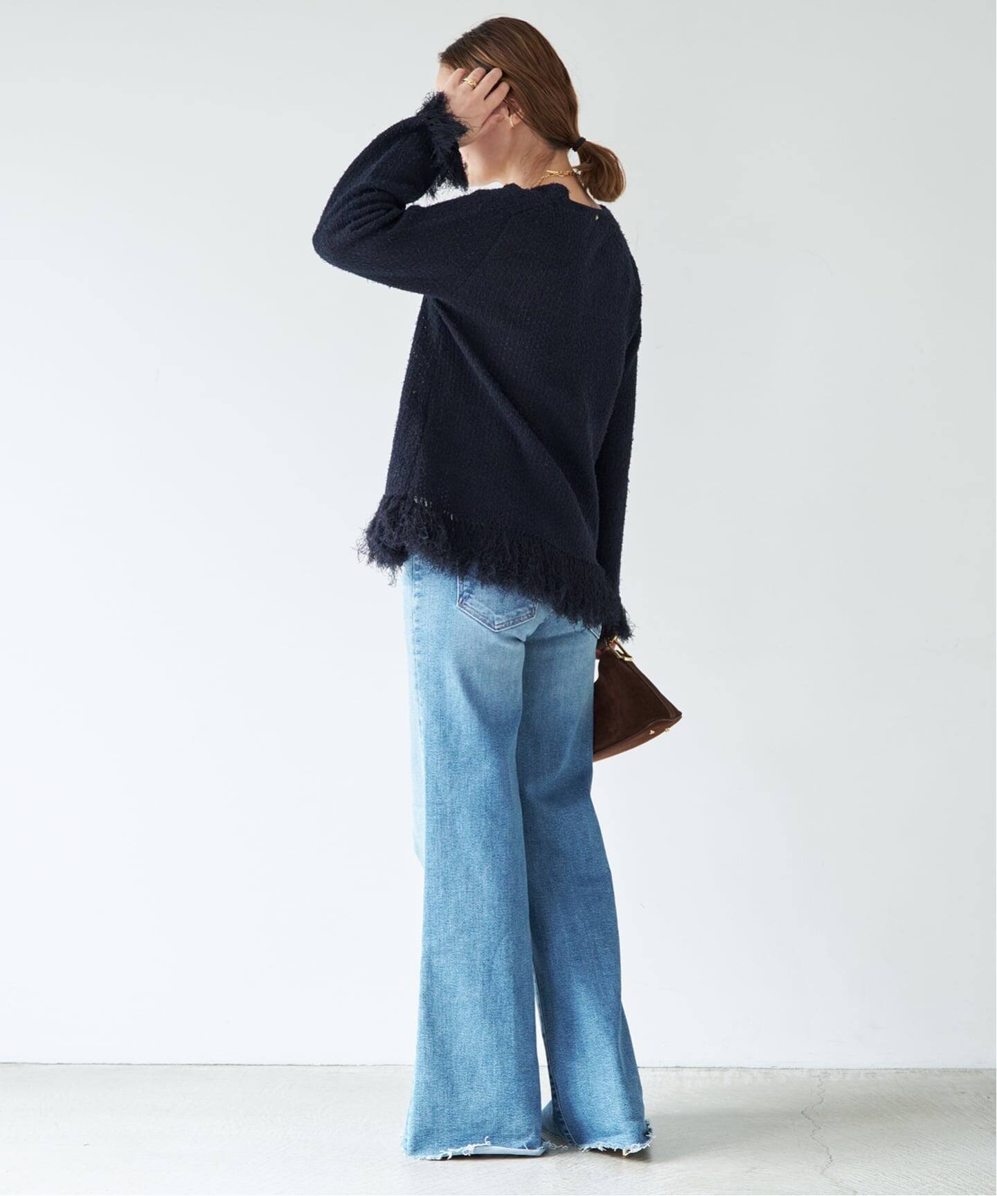 Deuxieme Classe MIXTWEED ニットジャケット　新品未使用 MIXTWEED ニットジャケット（その他ジャケット・スーツ）｜Deuxieme