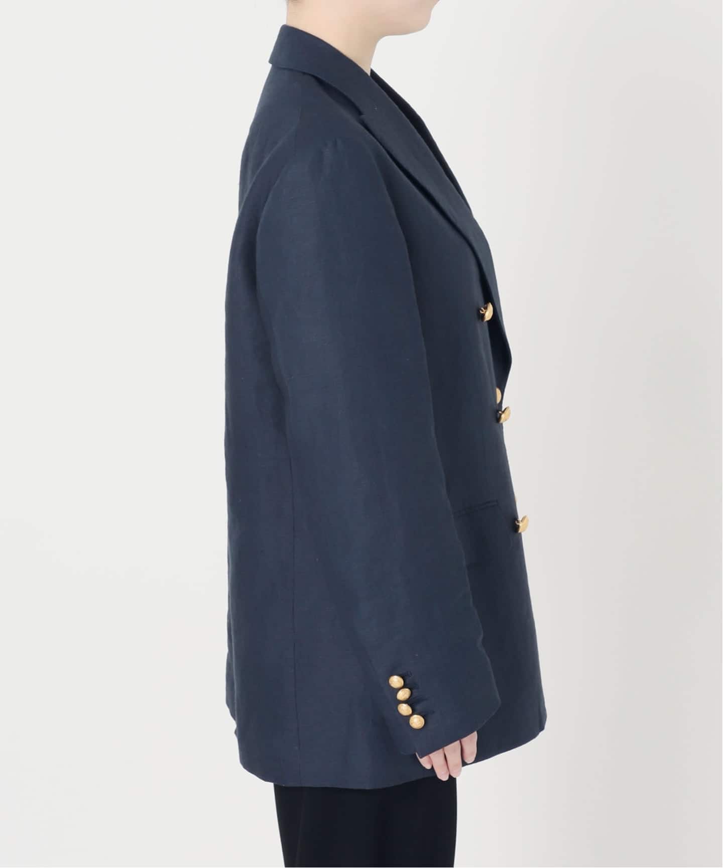 Linen Collarless ブレザー Deuxieme Classe 【公式通販】