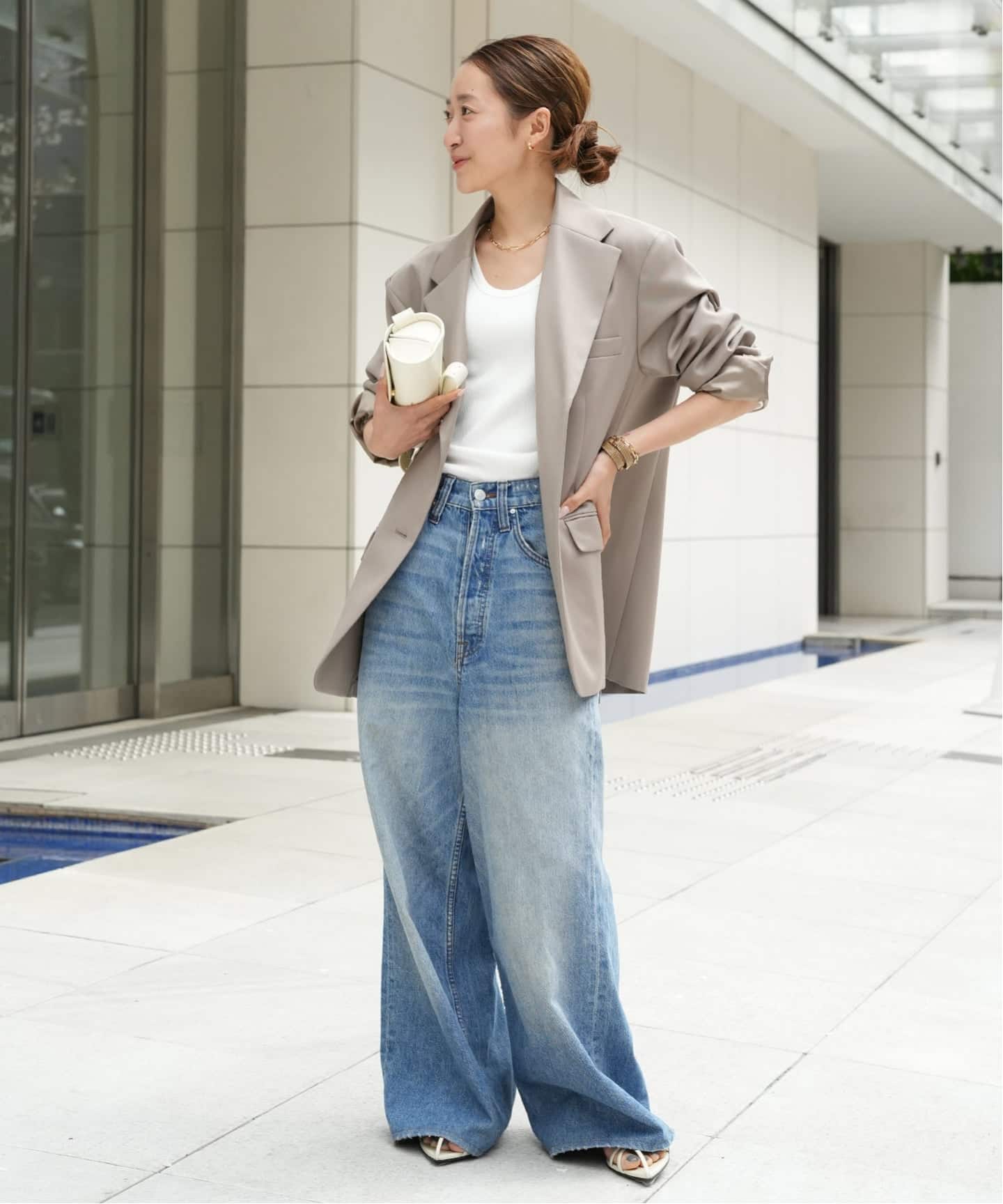 Angelico Oversized ジャケット（テーラードジャケット）｜Deuxieme
