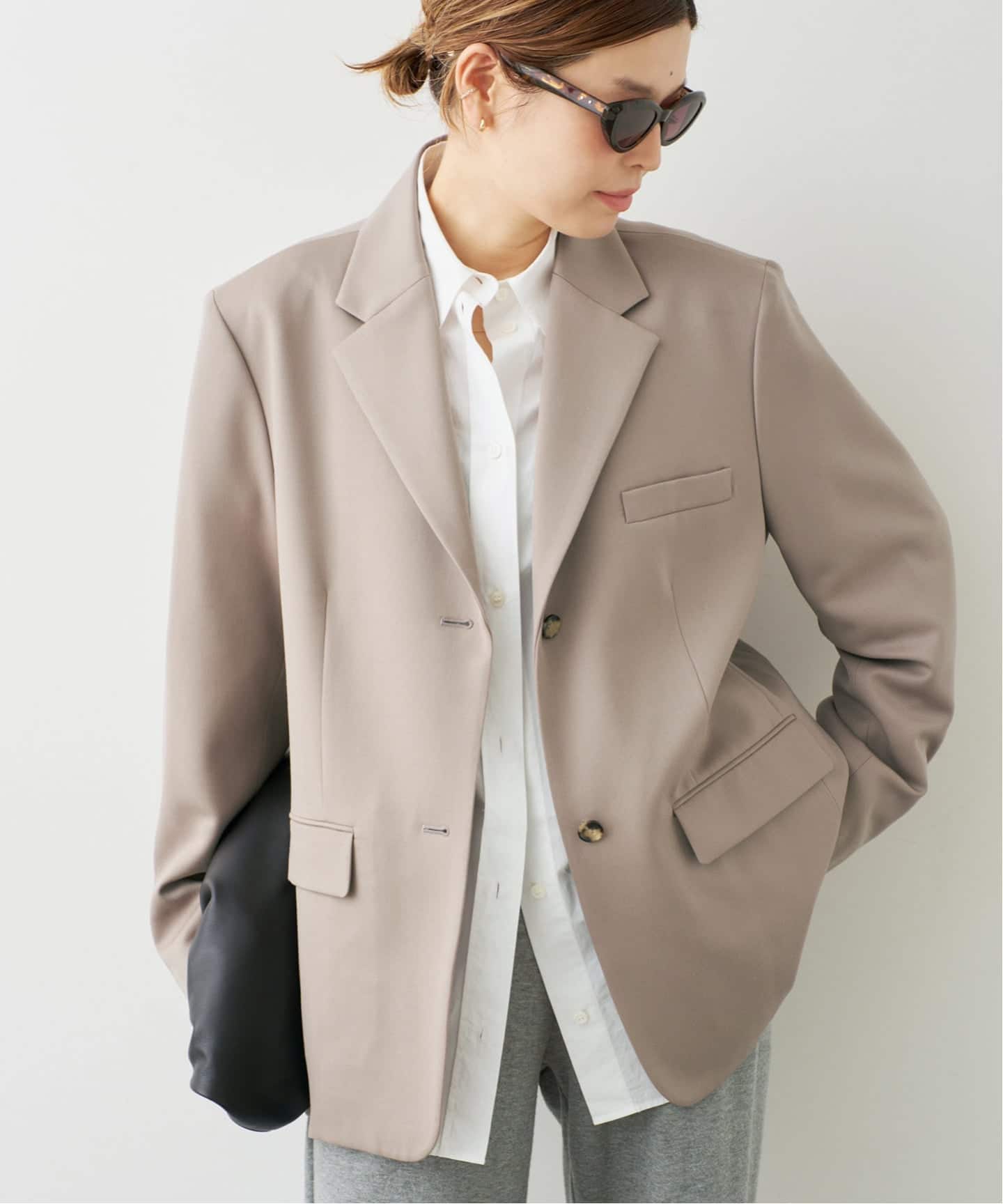 Angelico Oversized ジャケット（テーラードジャケット）｜Deuxieme
