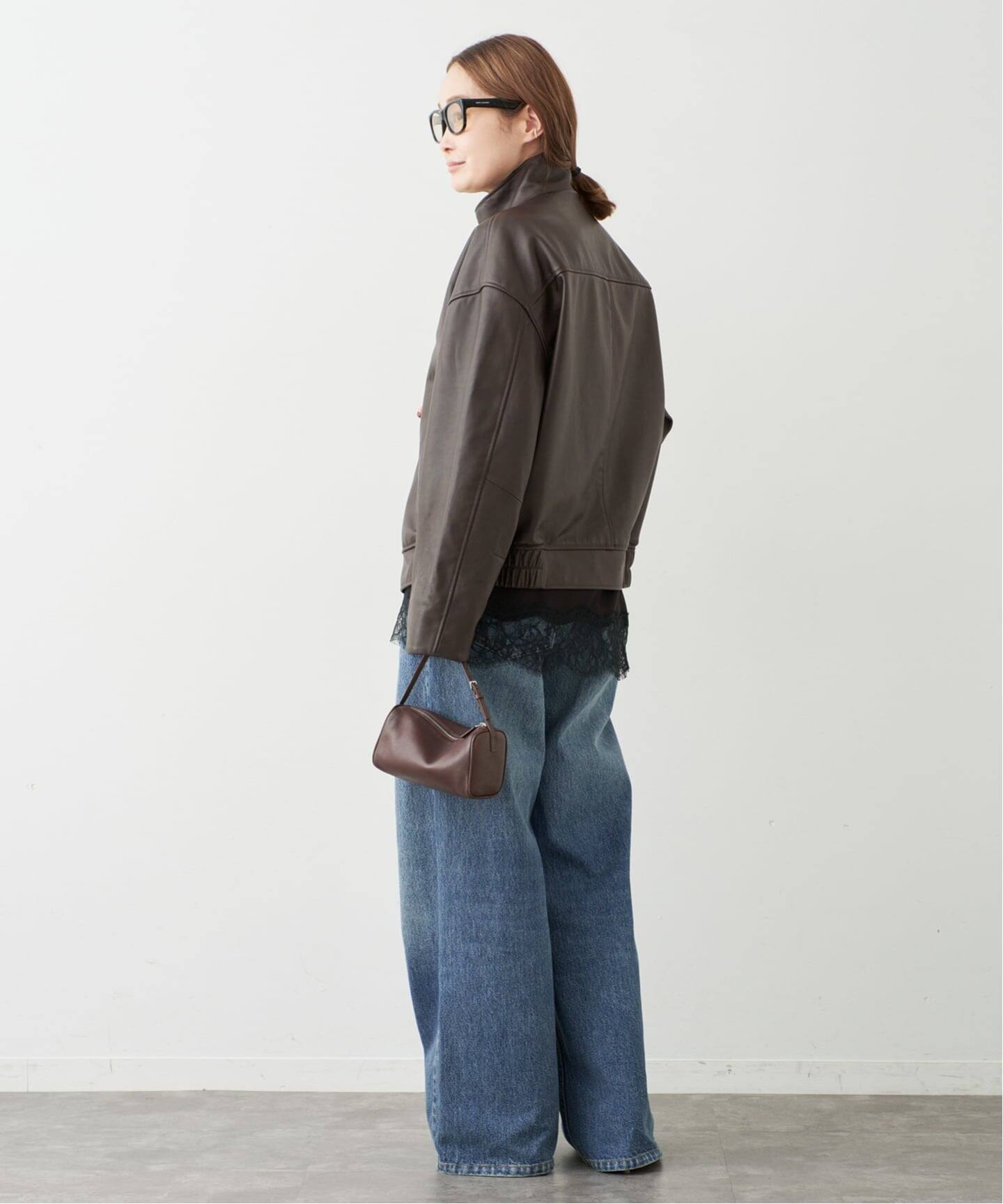 Deuxieme Classe Stand Collar レザーブルゾン Stand Collar レザーブルゾン（レザージャケット）｜Deuxieme Classe