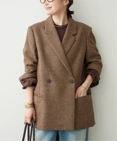 予約》*Essential ジャケット (check)（テーラードジャケット 