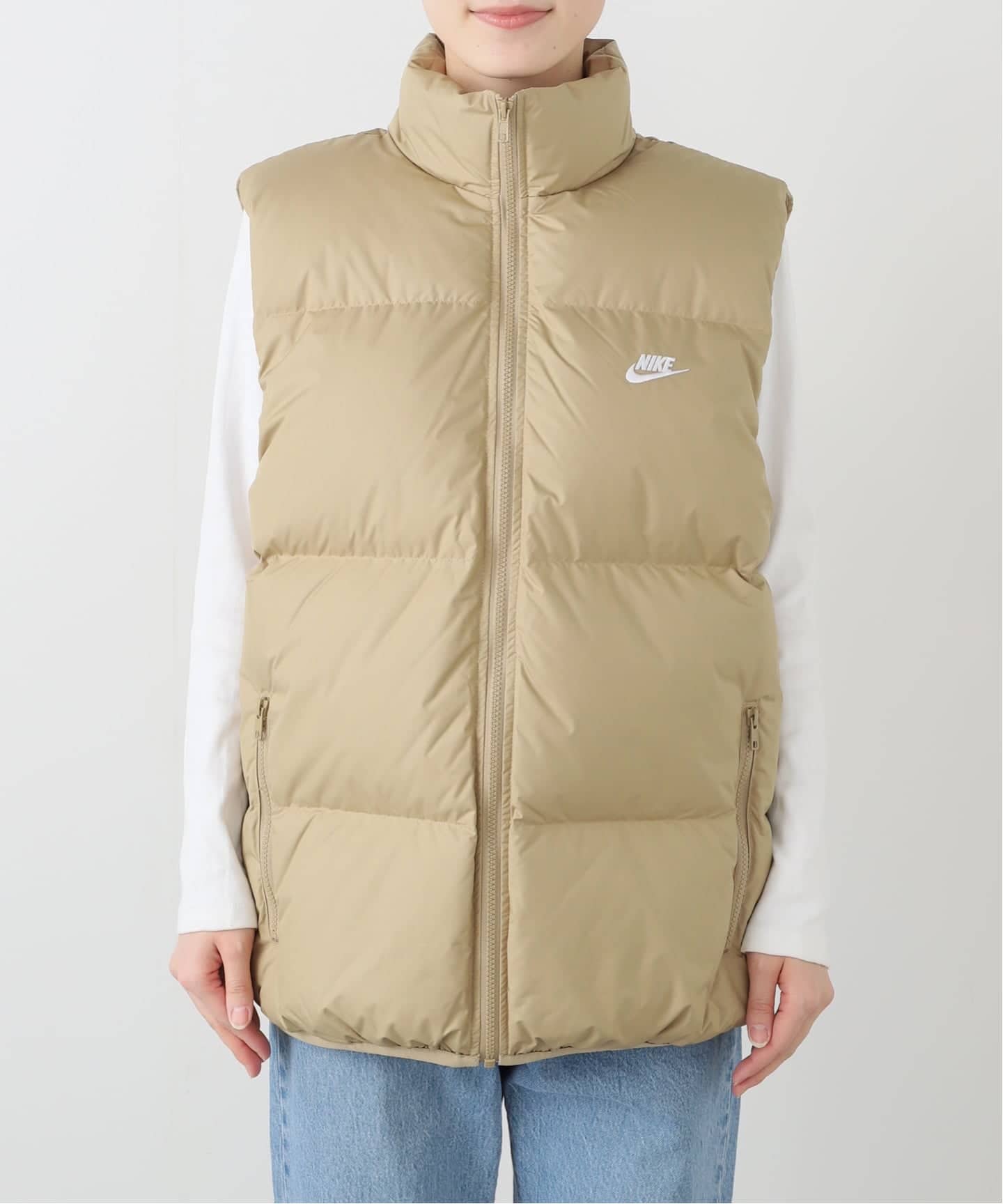 Nike ダウンベスト ベージュ NIKE/ ナイキ】AS M NK TF CLUB PUFFER VEST 65（ダウン・中綿ベスト