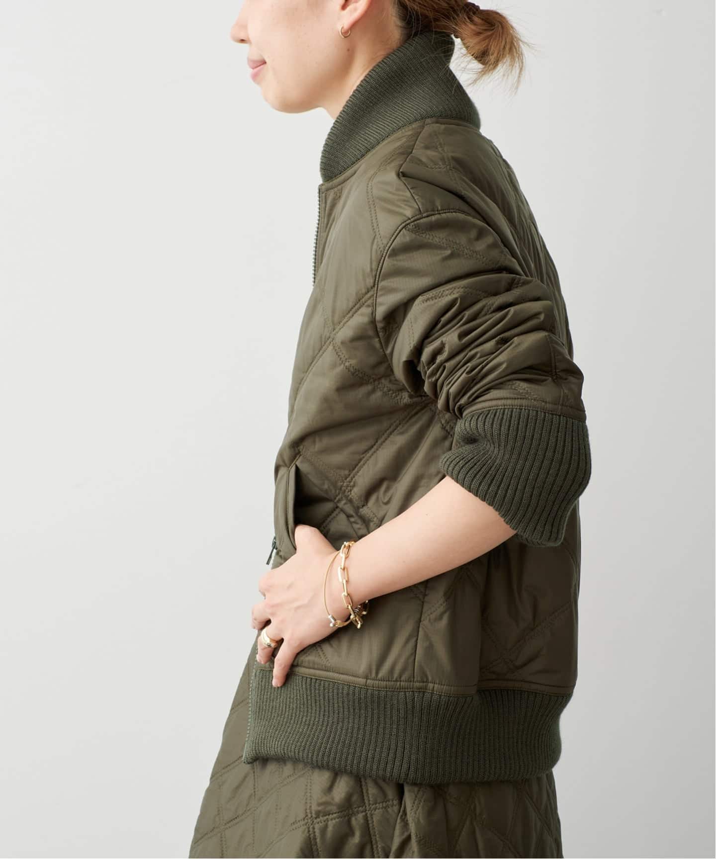 MADISONBLUE / マディソンブルー】ZIP UP BLOUSON QUILTING（中綿
