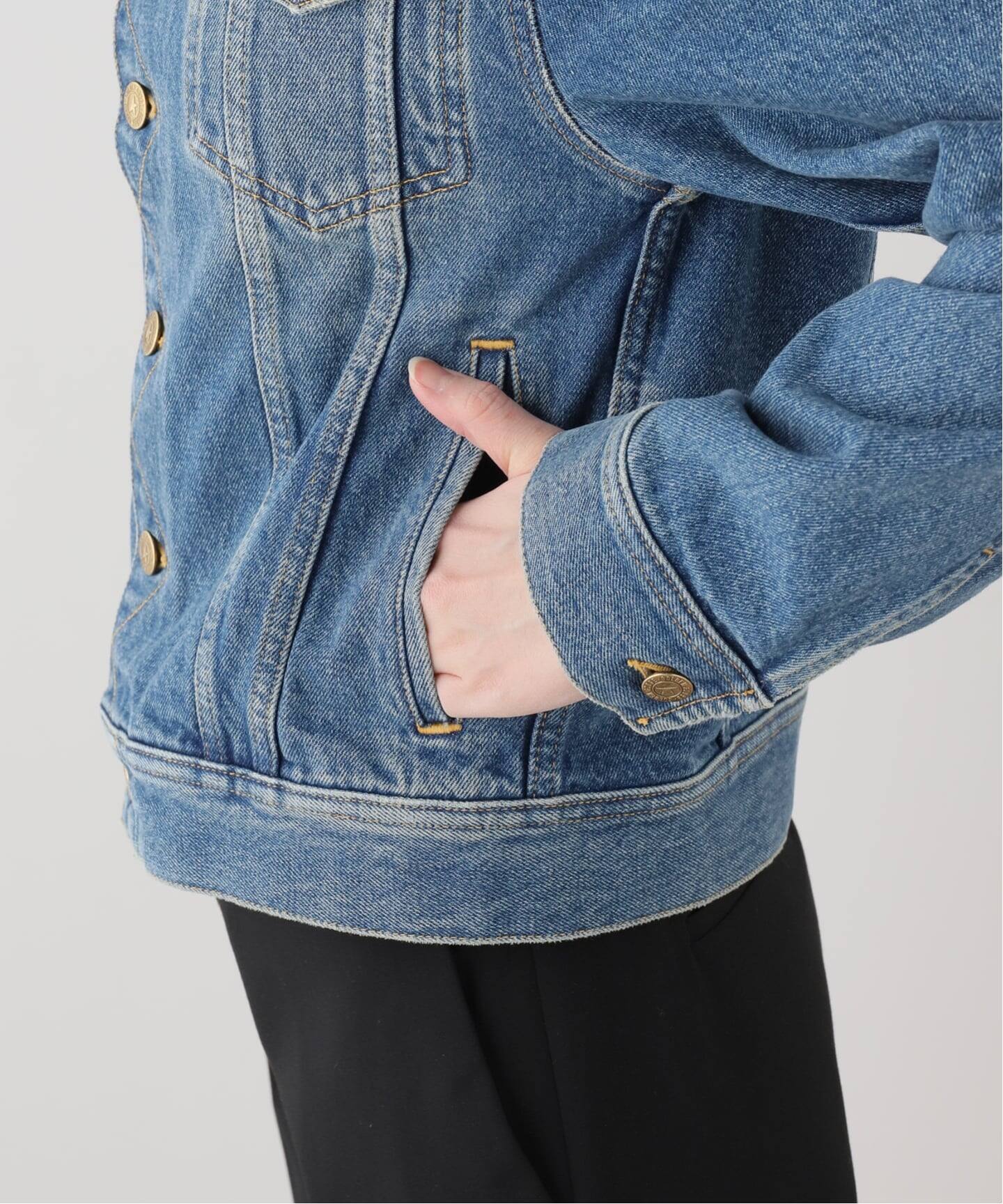 GOLDEN GOOSE / ゴールデングース】 WASHED DENIM JACKET（デニム 