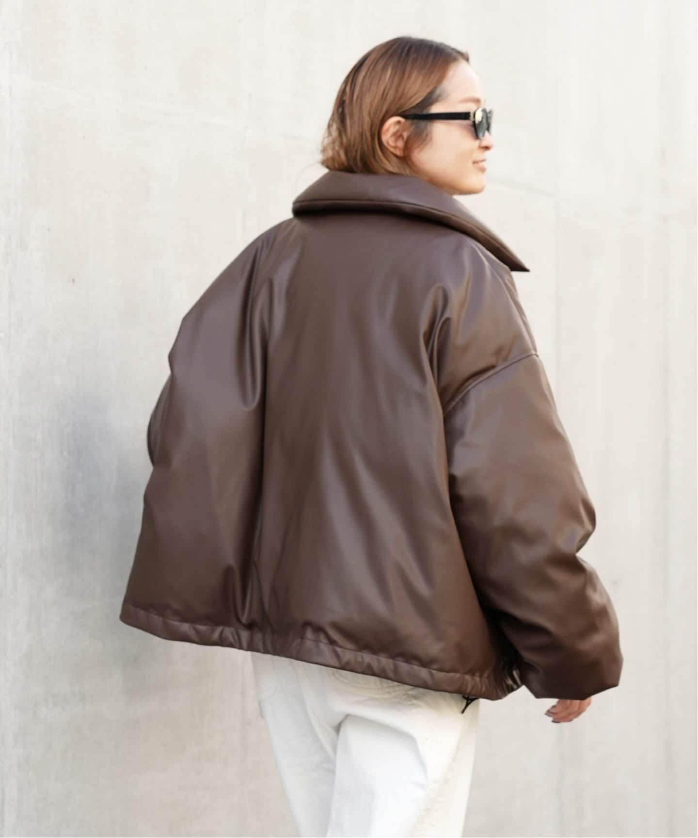 CALUX ダウンジャケット CALUX/キャラクス】 PUFFER COACH JACKET（ダウンジャケット