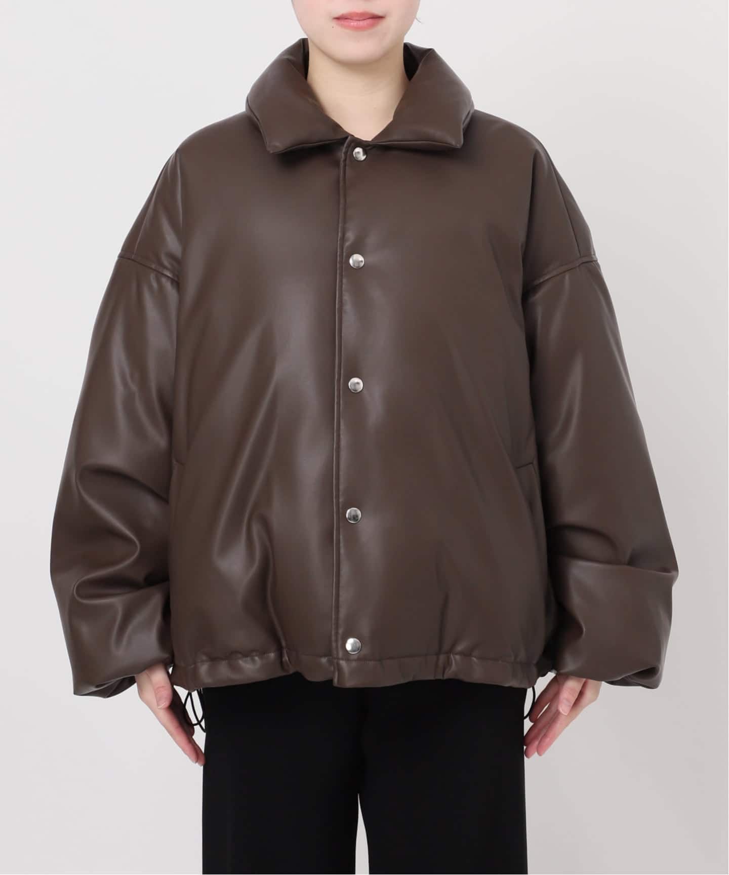 【はる】 CALUX ジャケット 予約》【CALUX/キャラクス】SHORT COACH JACKET（ダウンジャケット