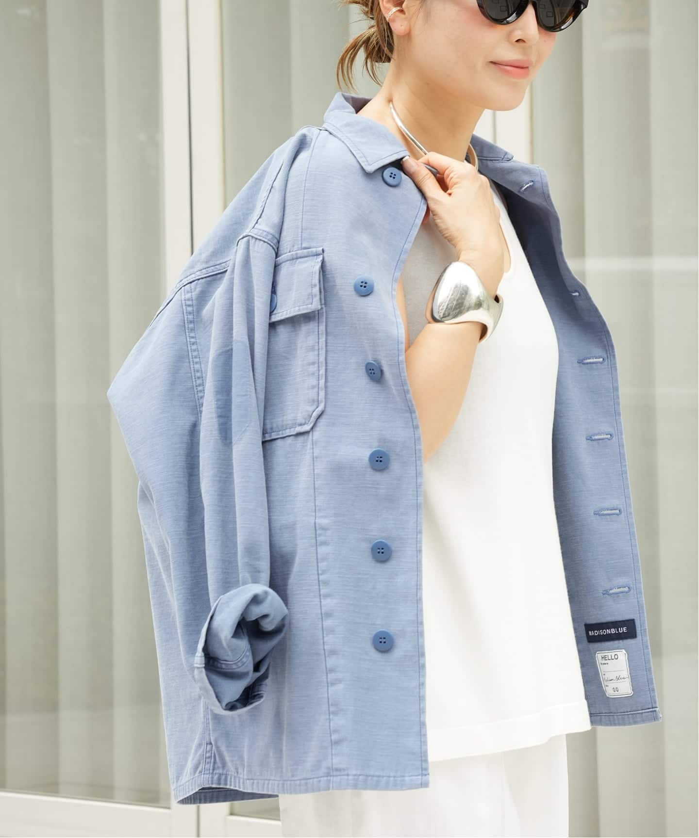 k*0様 MADISONBLUE MILITARY JK. マディソンブルー　ミ MADISONBLUE / マディソンブルー】 MILITARY JK L.oz BS（ミリタリー