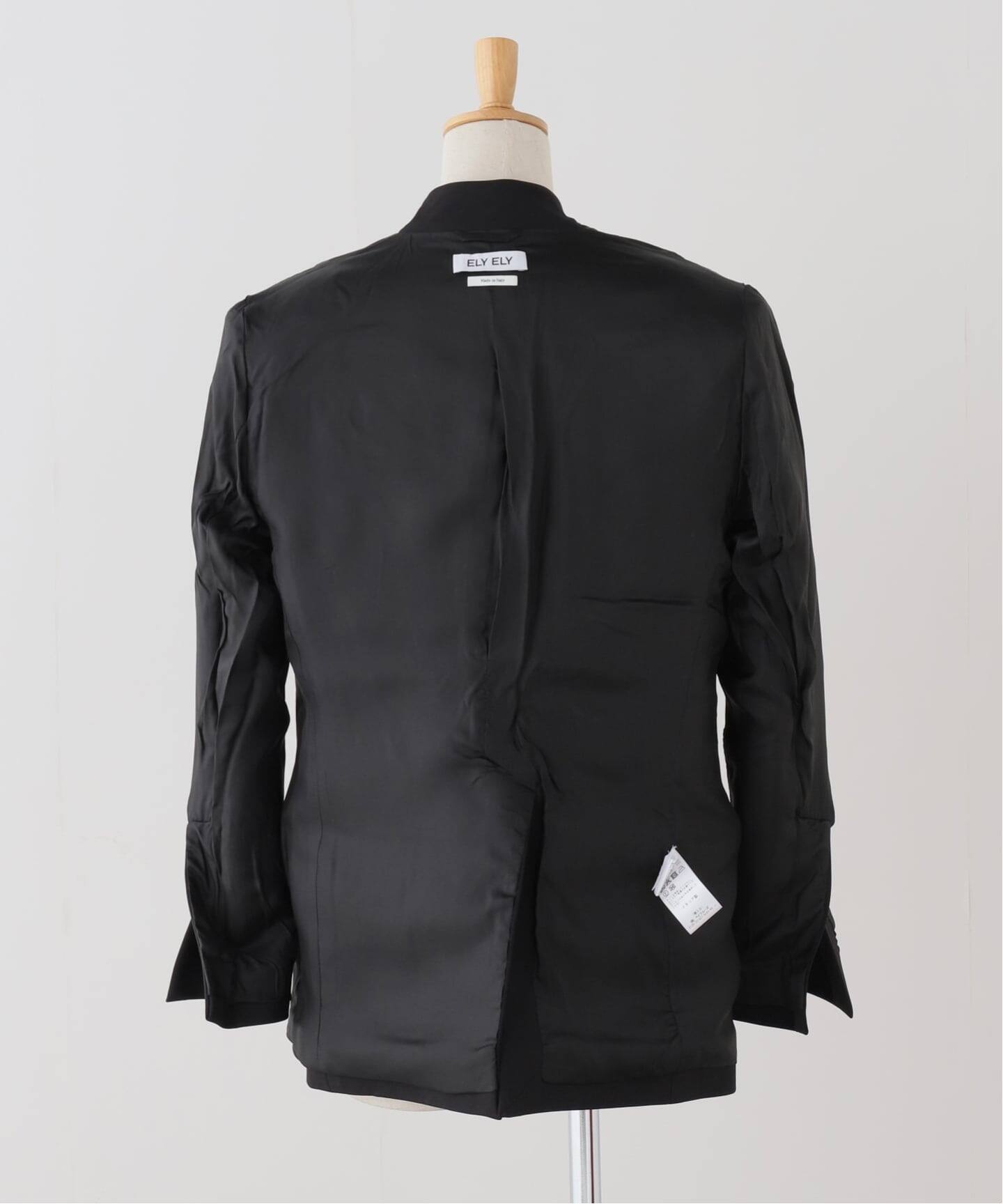 ellie エリー　　ノーカラージャケット　　ブラック　　黒 ELY ELY /エリーエリー】JACKET（ノーカラージャケット）｜Deuxieme
