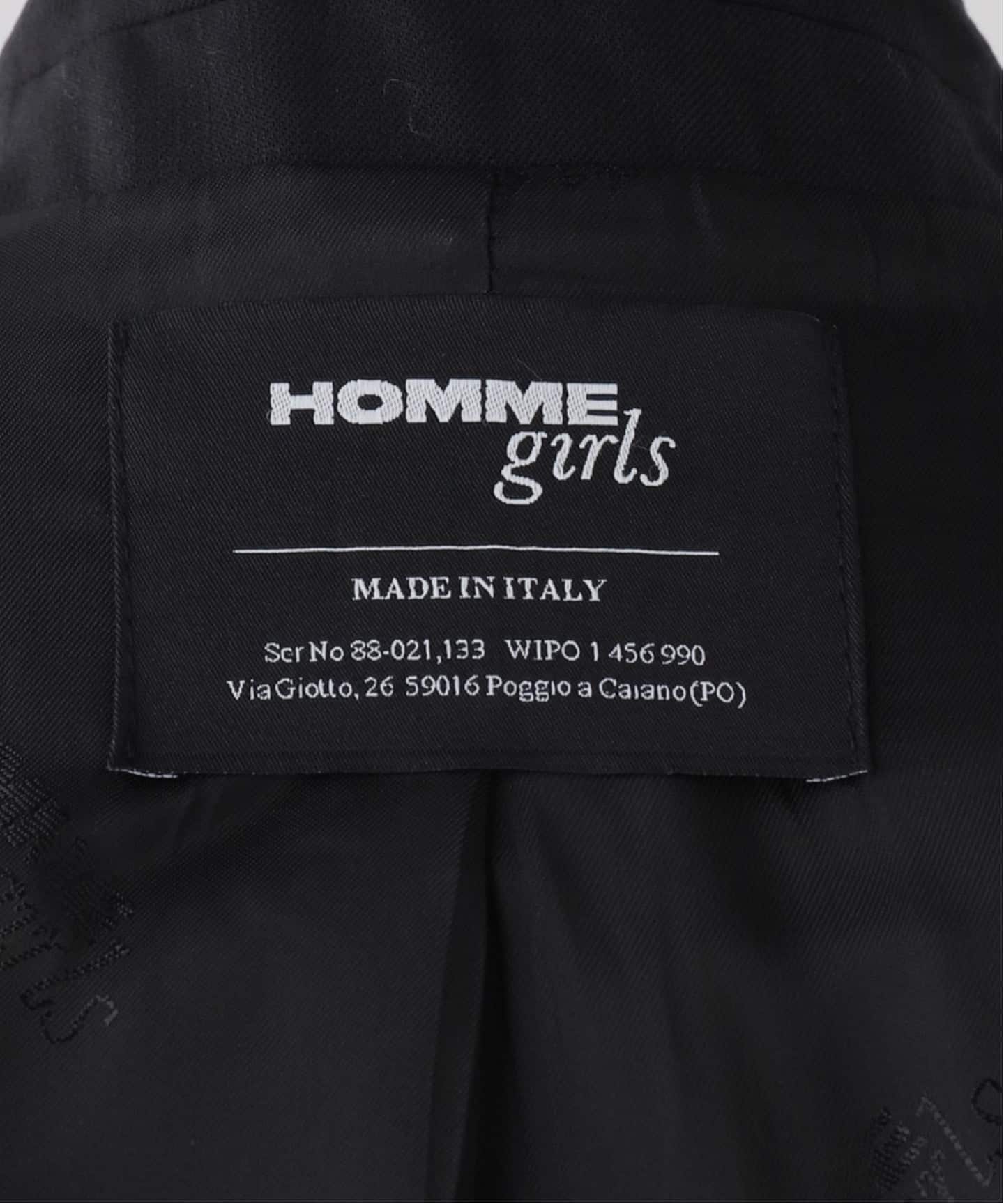 HOMME GIRLS/オムガールズ】 SUIT JACKET（テーラードジャケット
