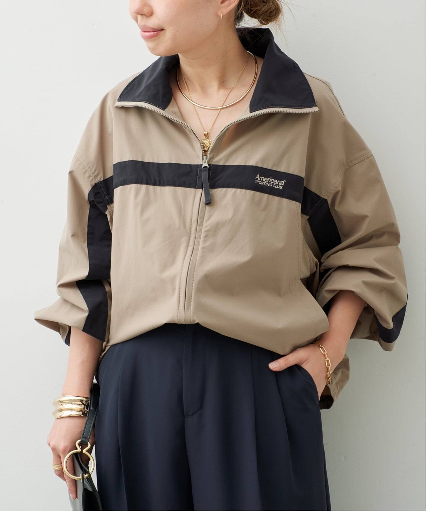 美品　MUSE de Deuxieme Classe アメリカーナ　ブルゾン軽量 予約》【AMERICANA/アメリカーナ】 BLOUSON（その他ブルゾン／アウター