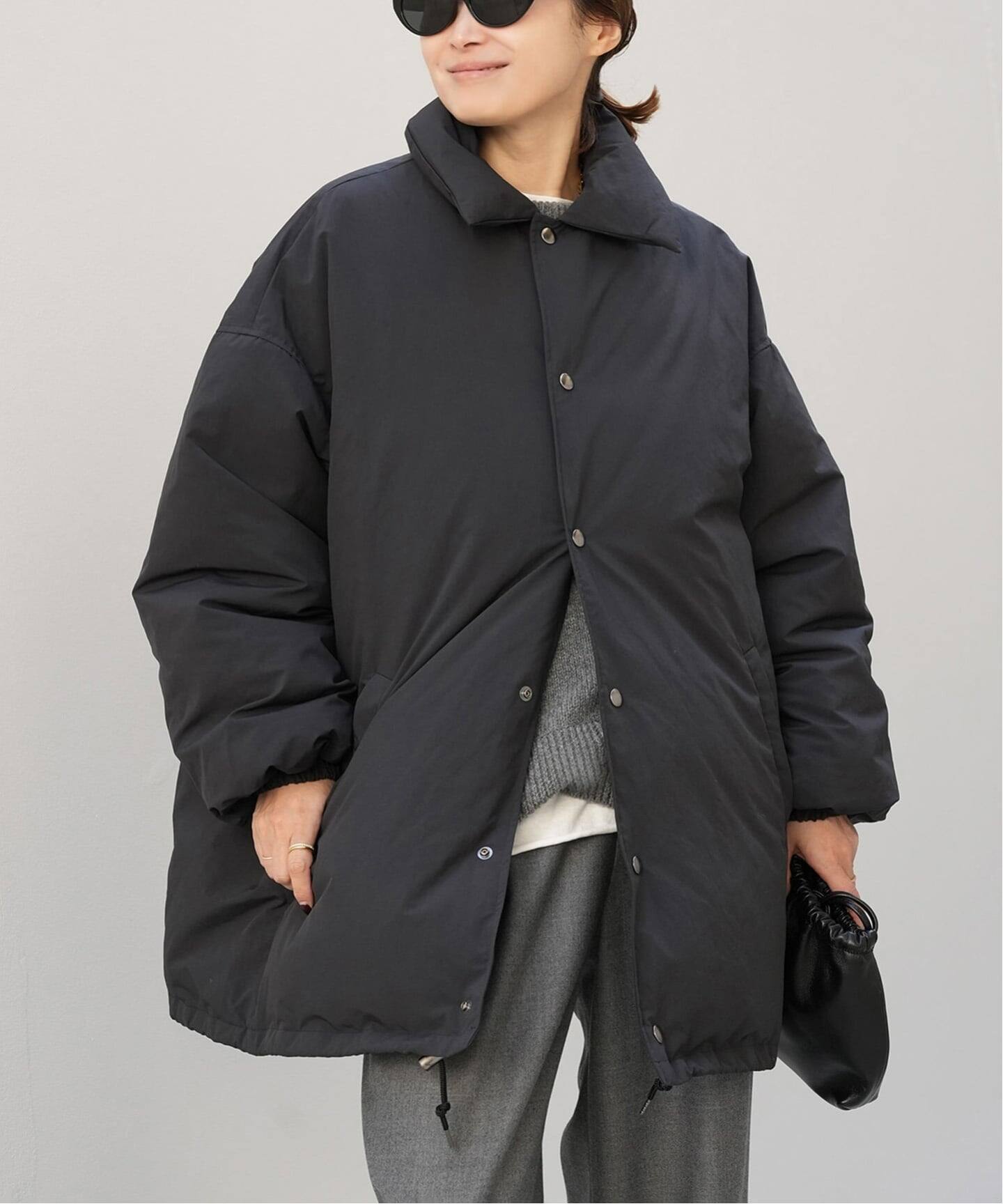 CALUX/キャラクス】PUFFER COACH JACKET（ダウンジャケット