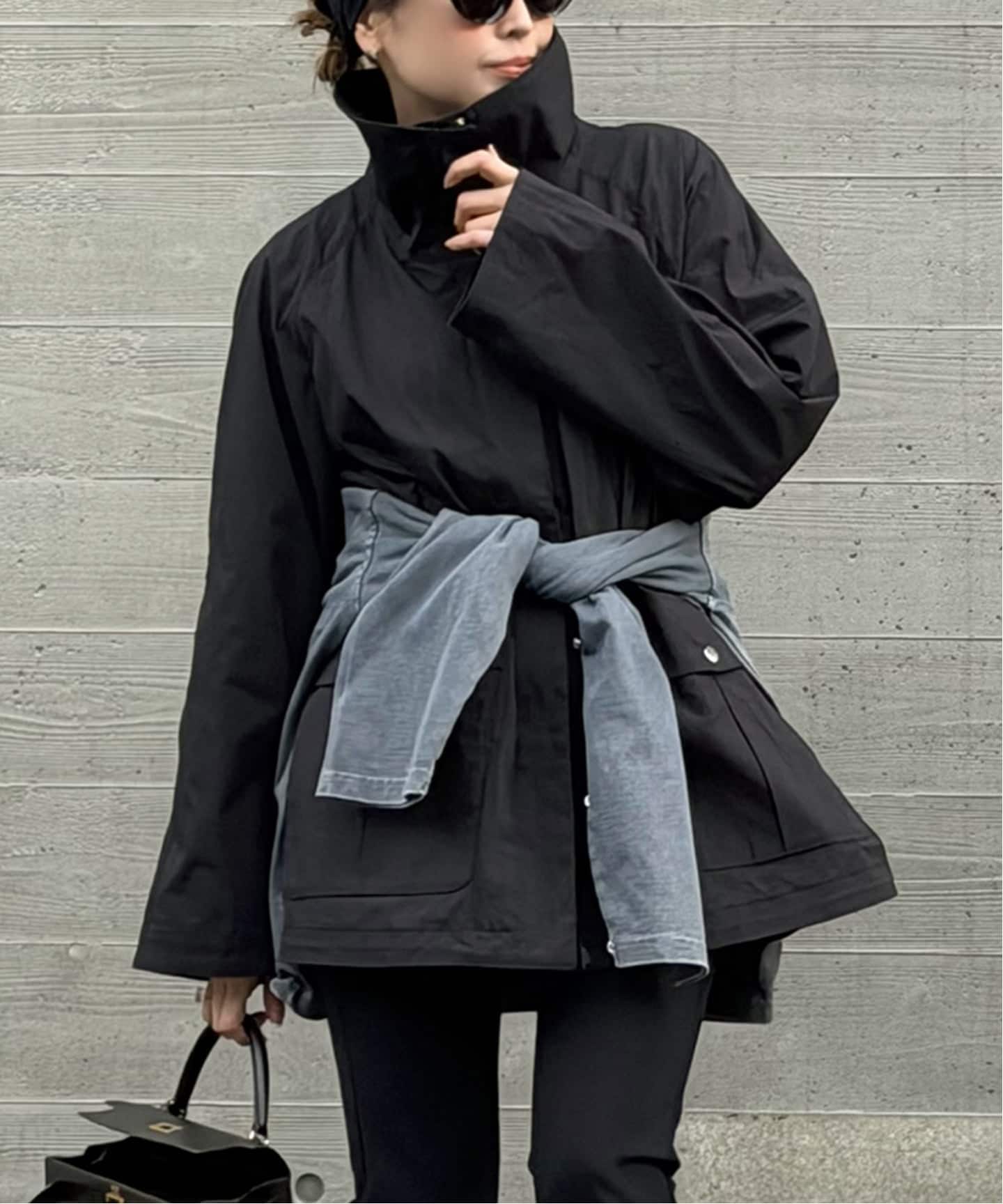 新品ドゥーズィエムクラスCALUX STAND UP COLLAR JACKET CALUX/キャラクス】STAND UP COLLAR JACKET（その他ブルゾン／アウター
