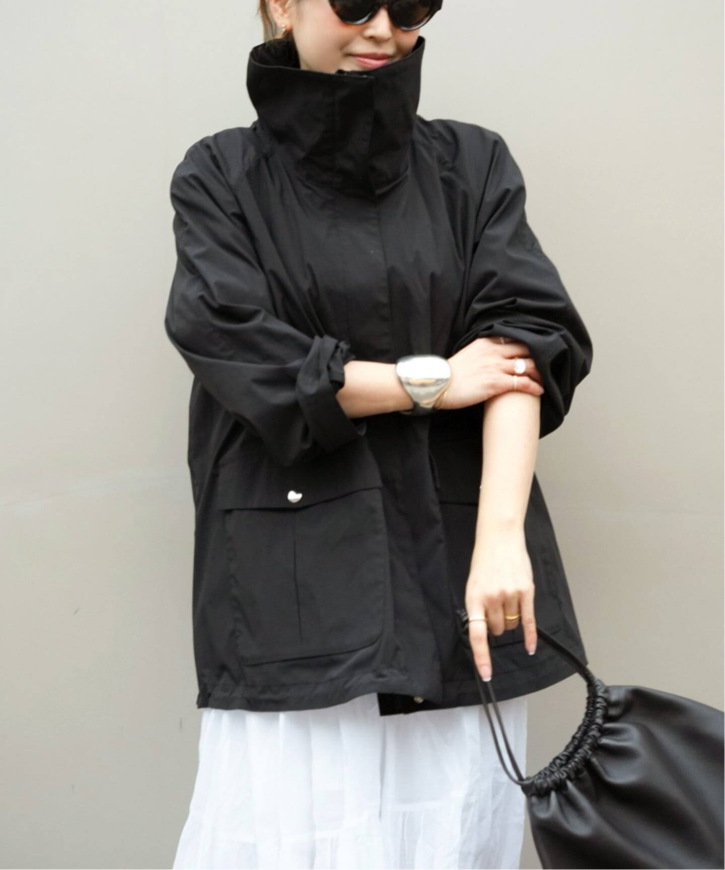 CALUX/キャラクス】STAND UP COLLAR JACKET(その他ブルゾン/アウター CALUX/キャラクス】STAND UP COLLAR JACKET(その他ブルゾン/アウター
