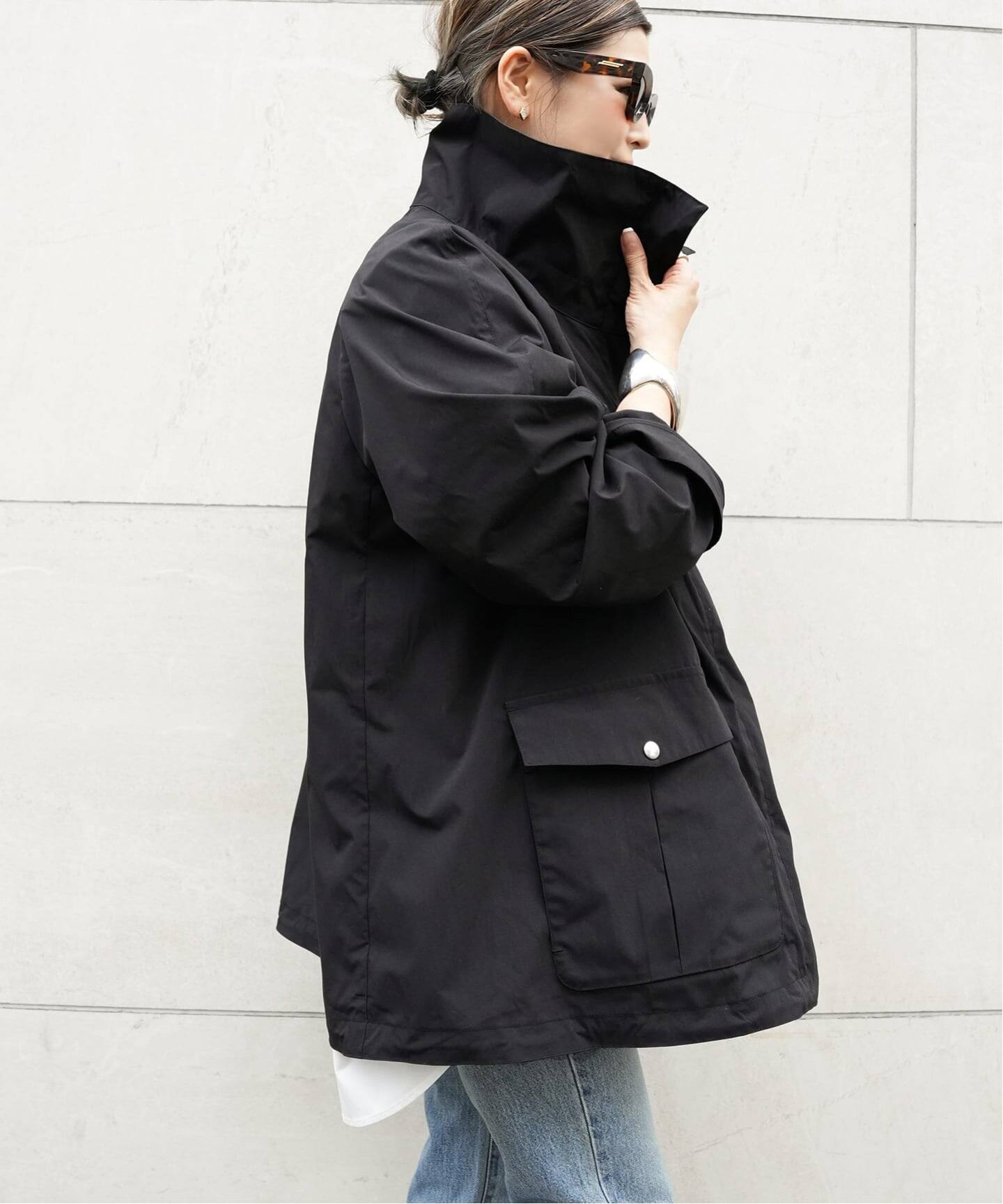 新品ドゥーズィエムクラスCALUX STAND UP COLLAR JACKET CALUX/キャラクス】STAND UP COLLAR JACKET（その他ブルゾン／アウター