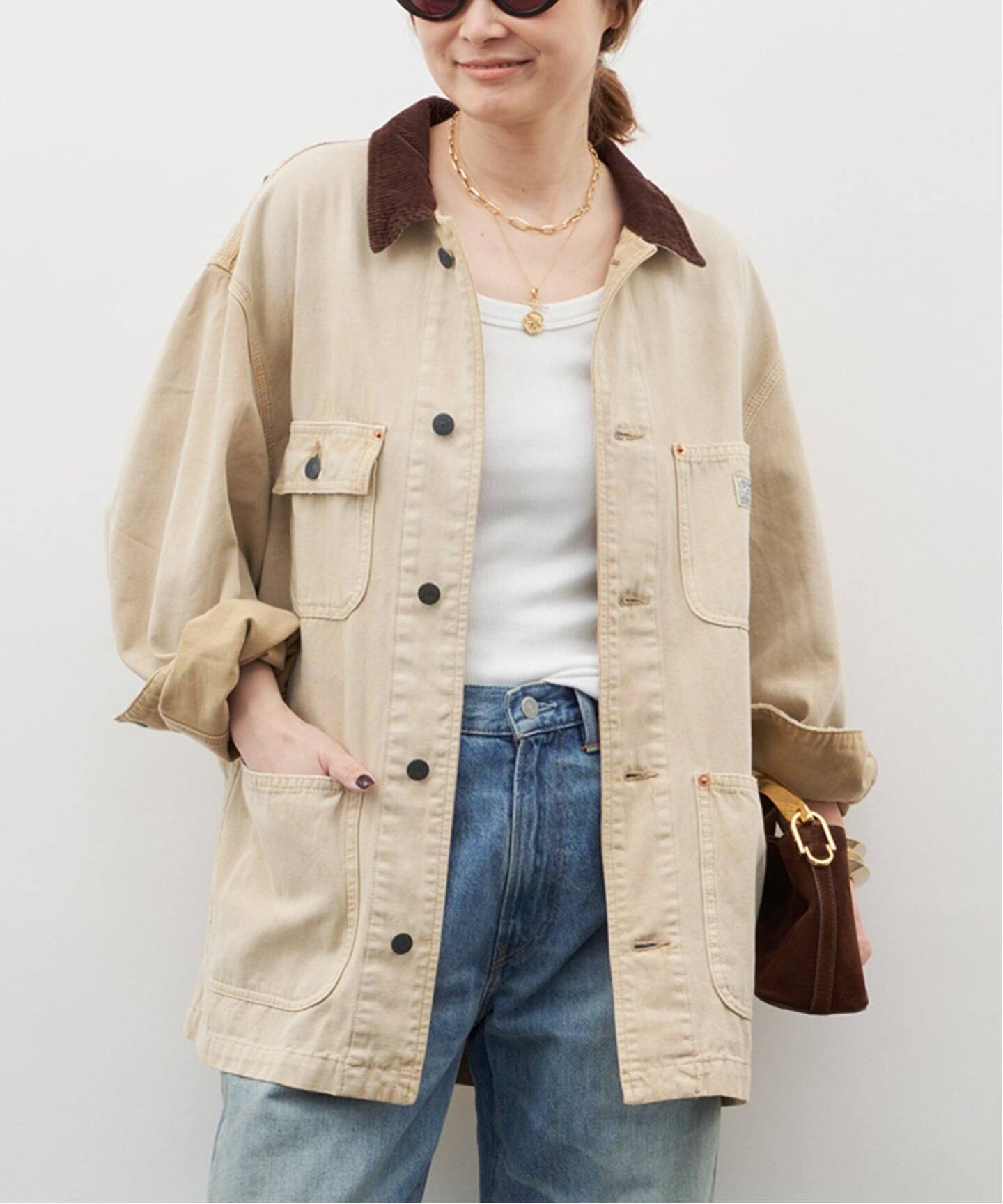 【DENIMIST/デニミスト】OVERSIZED CHORE JACKET DENIMIST/デニミスト】OVERSIZED CHORE JACKET（カバーオール