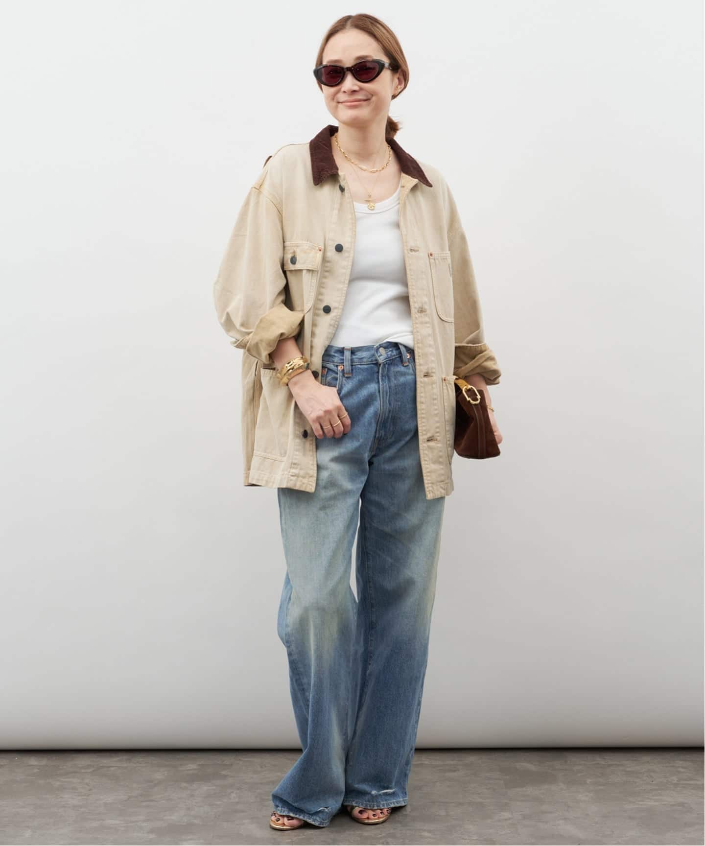 DENIMIST/デニミスト】OVERSIZED CHORE JACKET（カバーオール