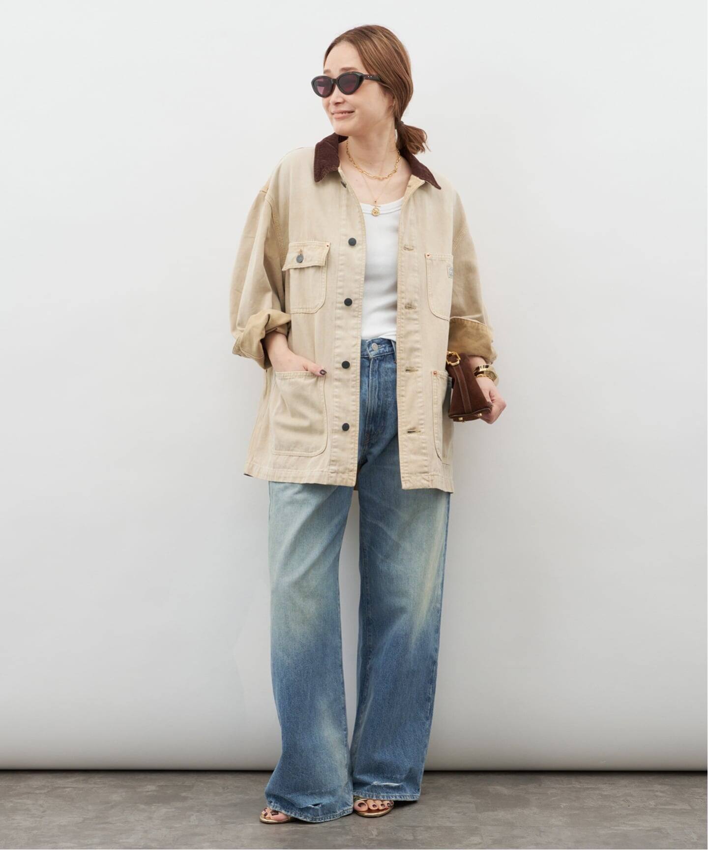 DENIMIST/デニミスト】OVERSIZED CHORE JACKET（カバーオール