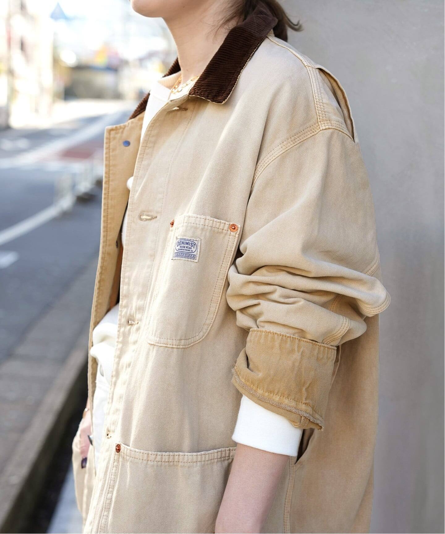 DENIMIST/デニミスト】OVERSIZED CHORE JACKET（カバーオール 